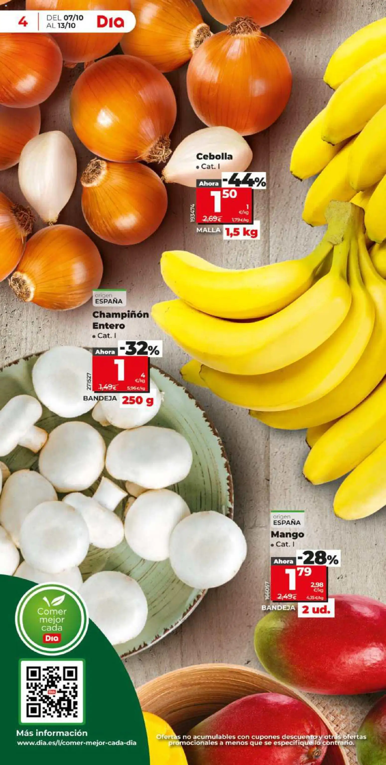 Dia - folleto │ válido desde el 07/10/2026 | Página: 4 | Productos: Cebolla, Mango, Bandeja