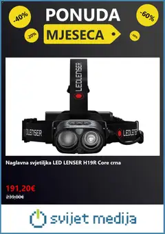 Svijet medija Katalog - Pregled kataloga iz trgovine Svijet medija, vrijedi od 01.09.2026 | Stranica: 5 | Proizvodi: Svjetiljka, Led