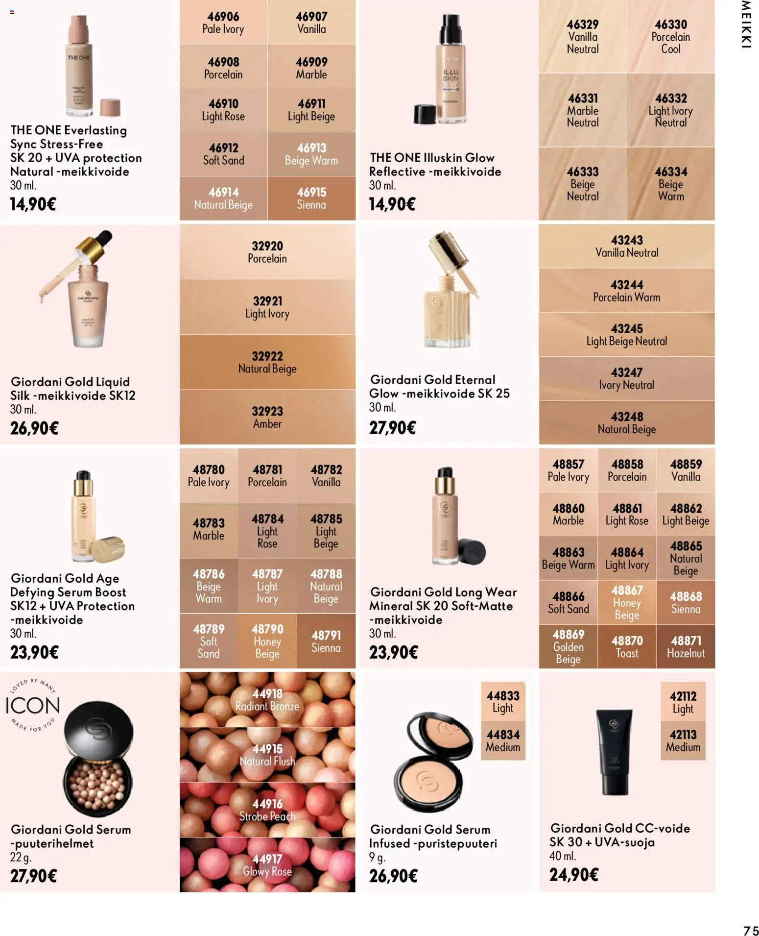 Oriflame tarjoukset – voimassa 18/11/2026 alkaen | Sivu: 75 | Tuotteet: Meikki