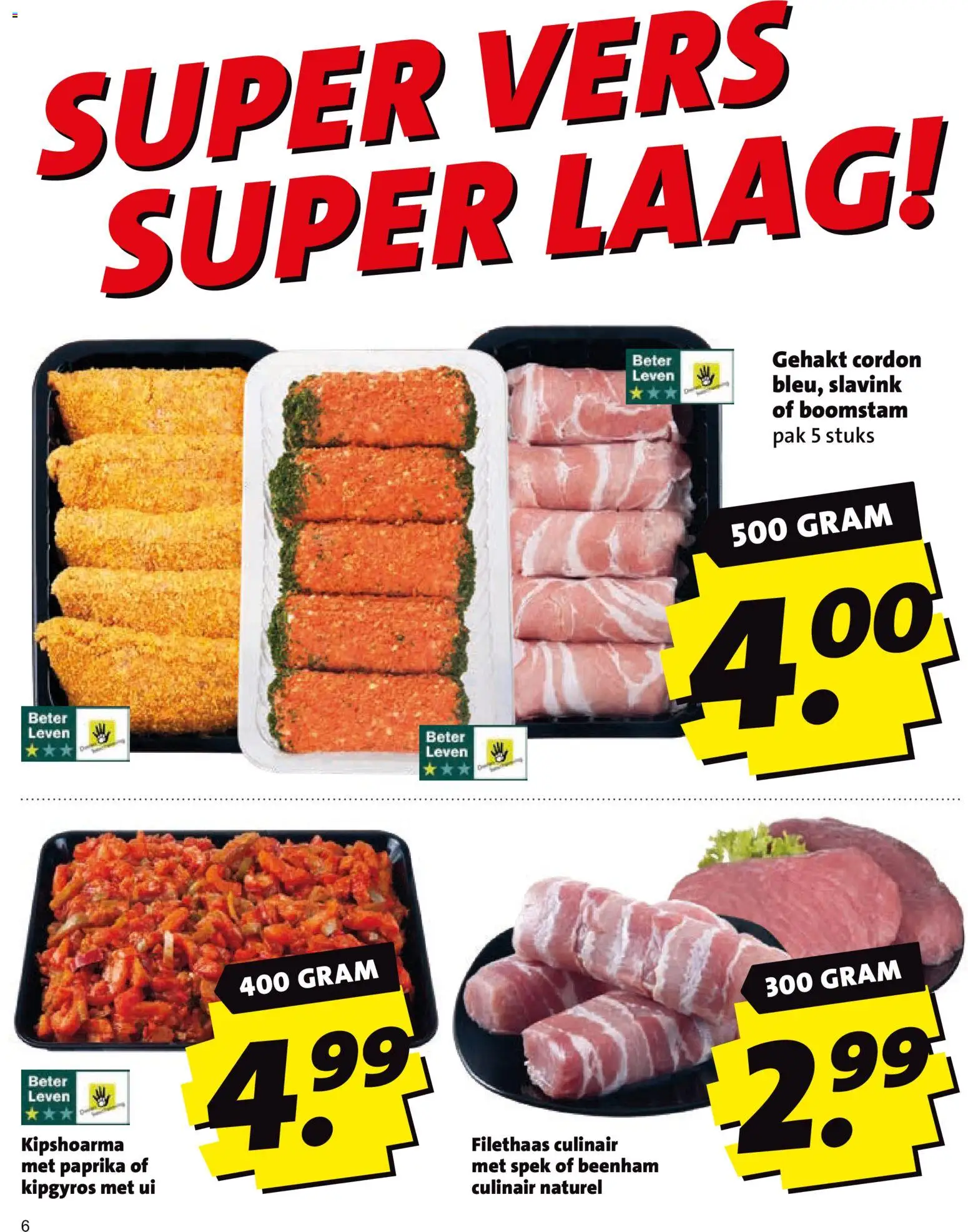 {H1} | Pagina: 43 | Producten: Spek, Ui, Gehakt, Paprika