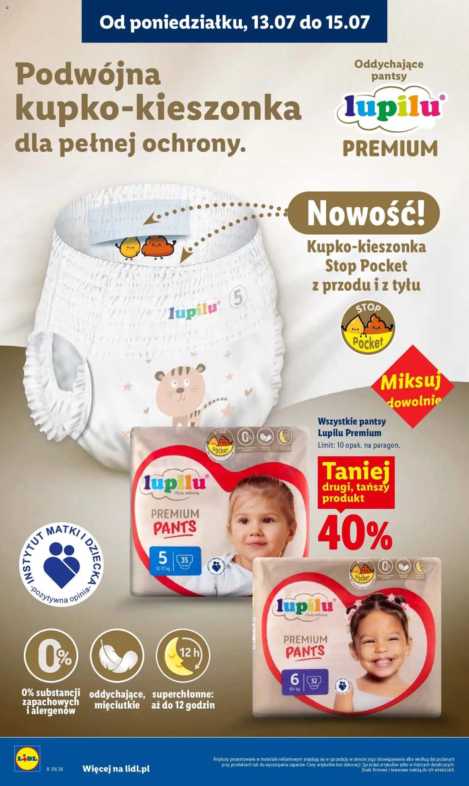 Lidl Polsko leták od 13.07.2026 | Strana: 90 | Produkty: Pants