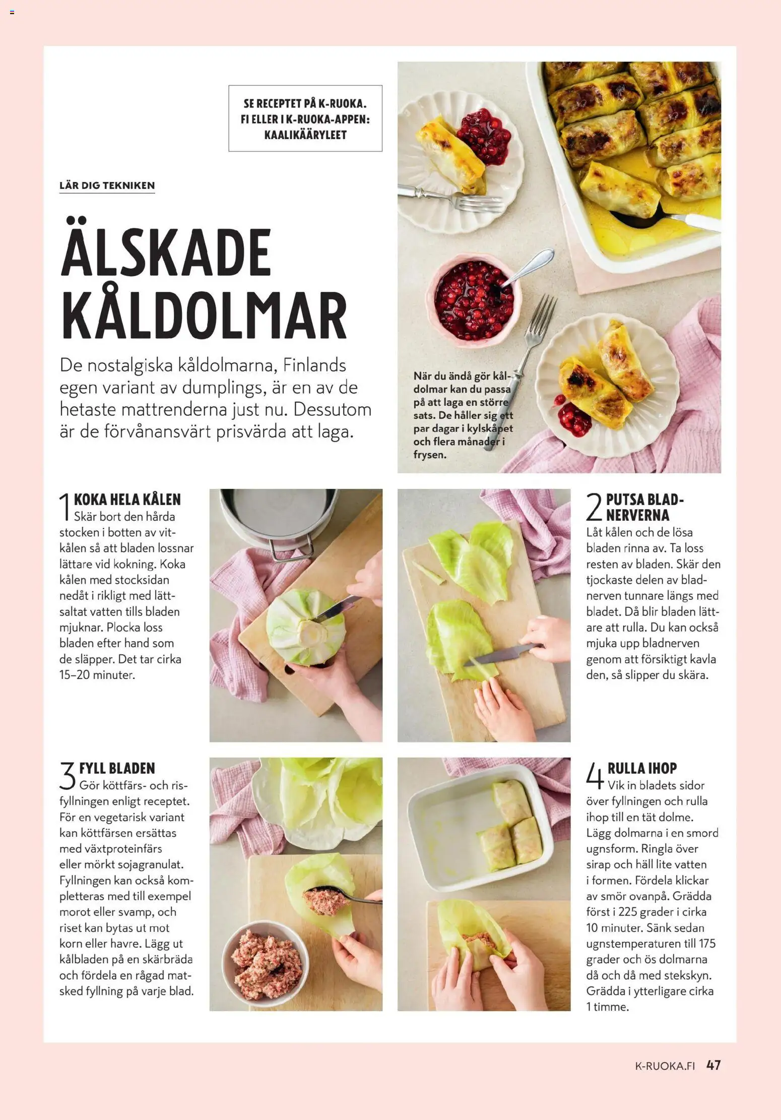 K-Supermarket K-Mat – voimassa 26/08/2026 alkaen | Sivu: 47 | Tuotteet: Kaalikääryleet