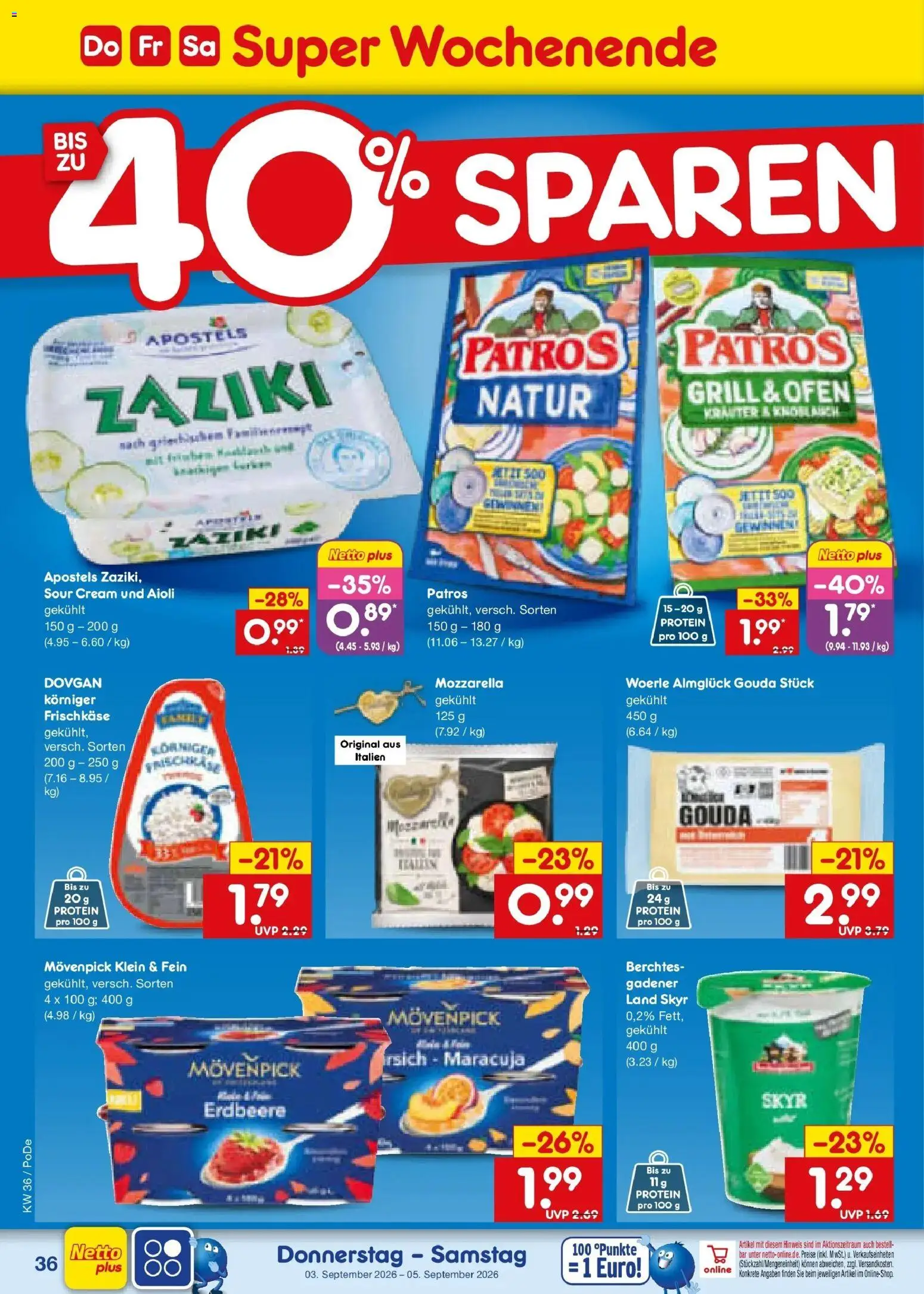 Netto Marken-Discount Prospekt Selb (ab 31.08.2026) » Angebote | Seite: 48 | Produkte: Ofen, Met, Grill, Mozzarella