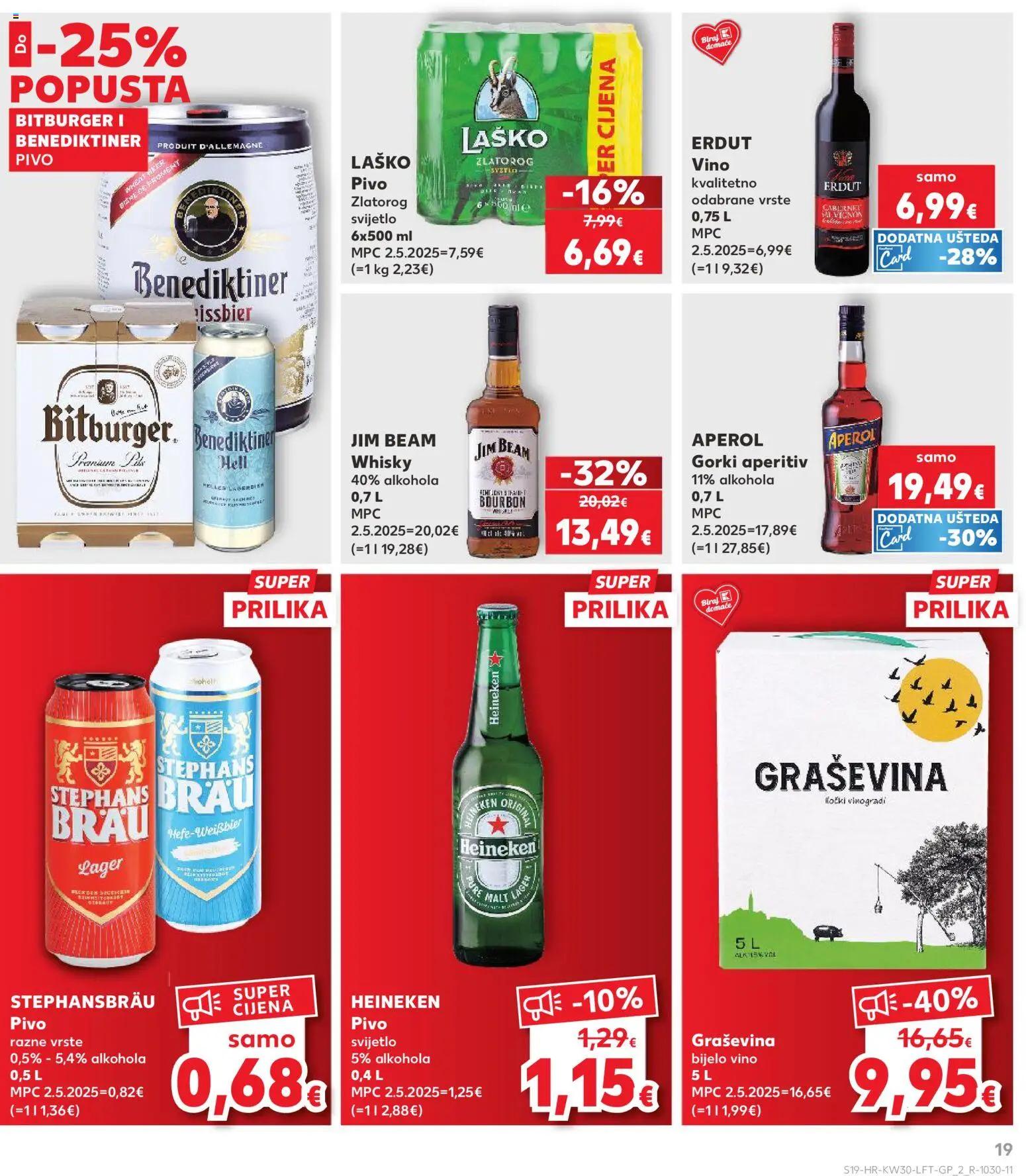 Kaufland HR akciós ujság - amely érvényes a következő dátumtól: 2026.07.22. | Oldal: 19