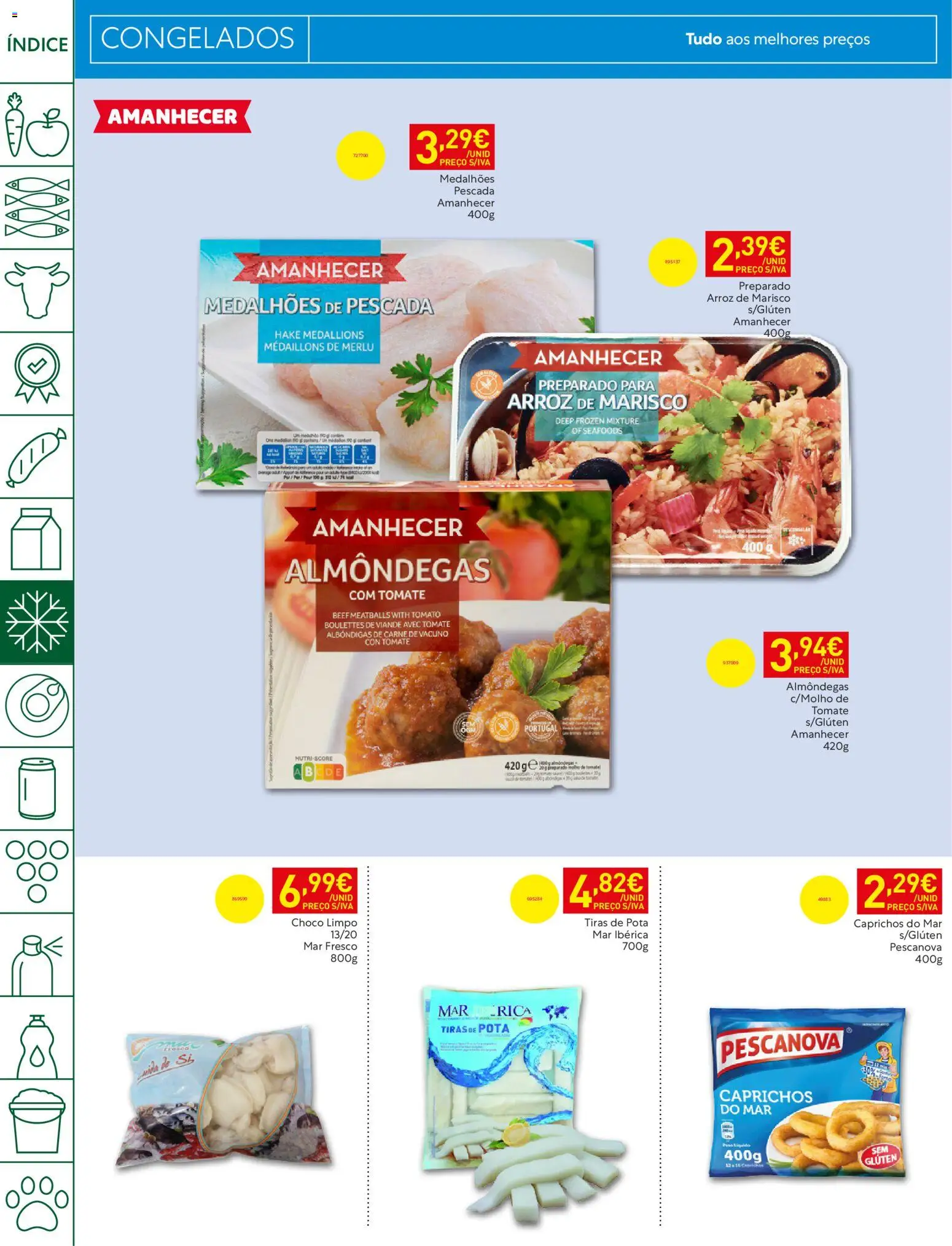 Recheio folheto Madeira │ válido de 16.06.2026 | Página: 16 | Produtos: Pescada, Arroz, Carne, Tomate