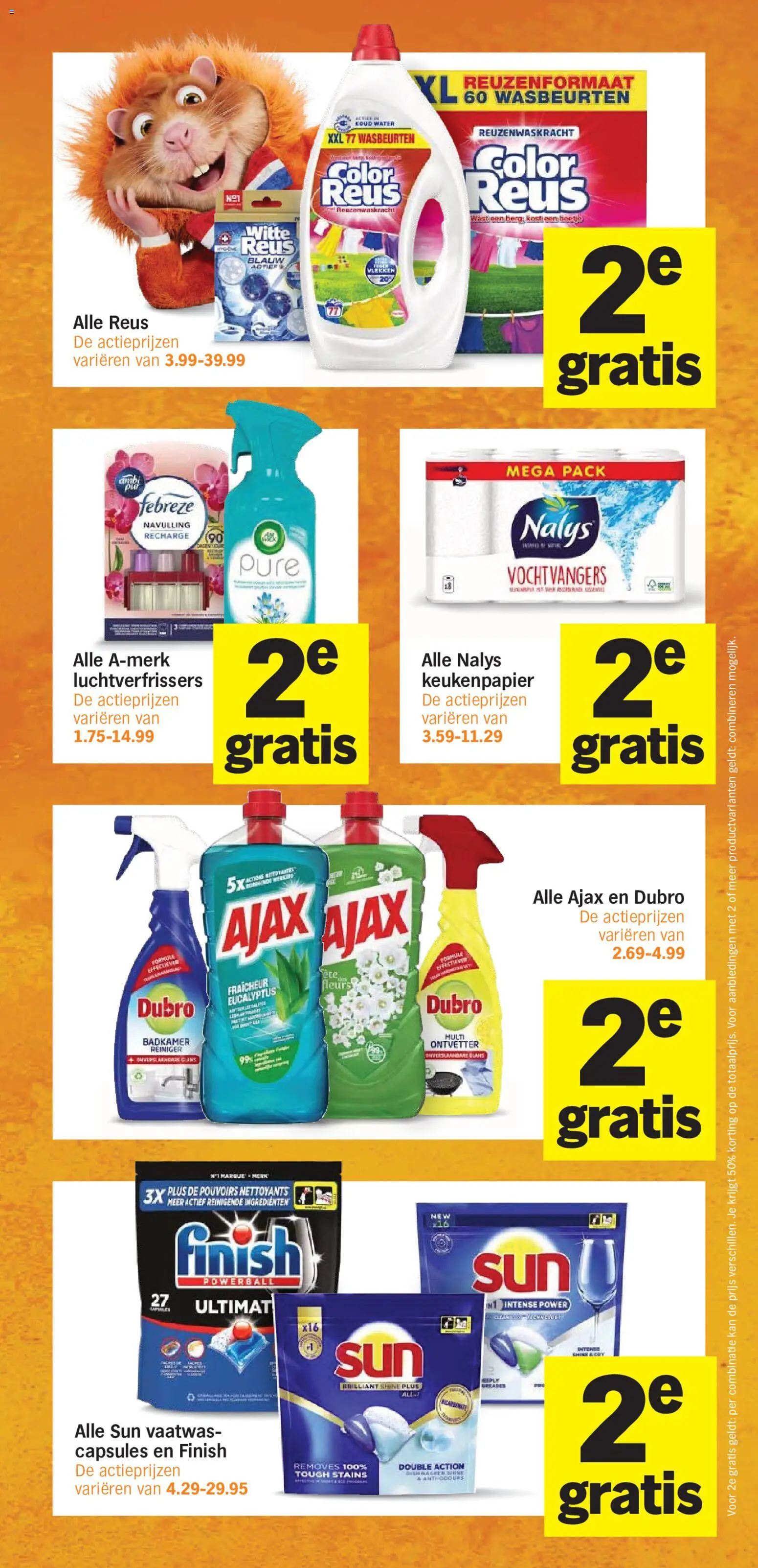 {H1} | Pagina: 12 | Producten: Vaatwas capsules, Keukenpapier, Kan, Festék