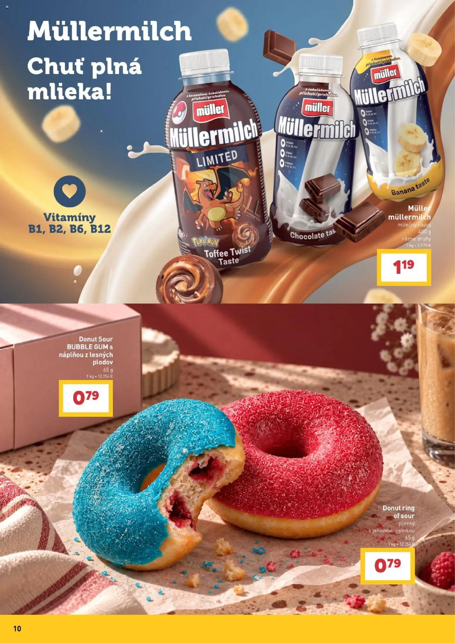 Nové Billa akcie – leták je platný od 30.09.2026 | Strana: 10 | Produkty: Donut