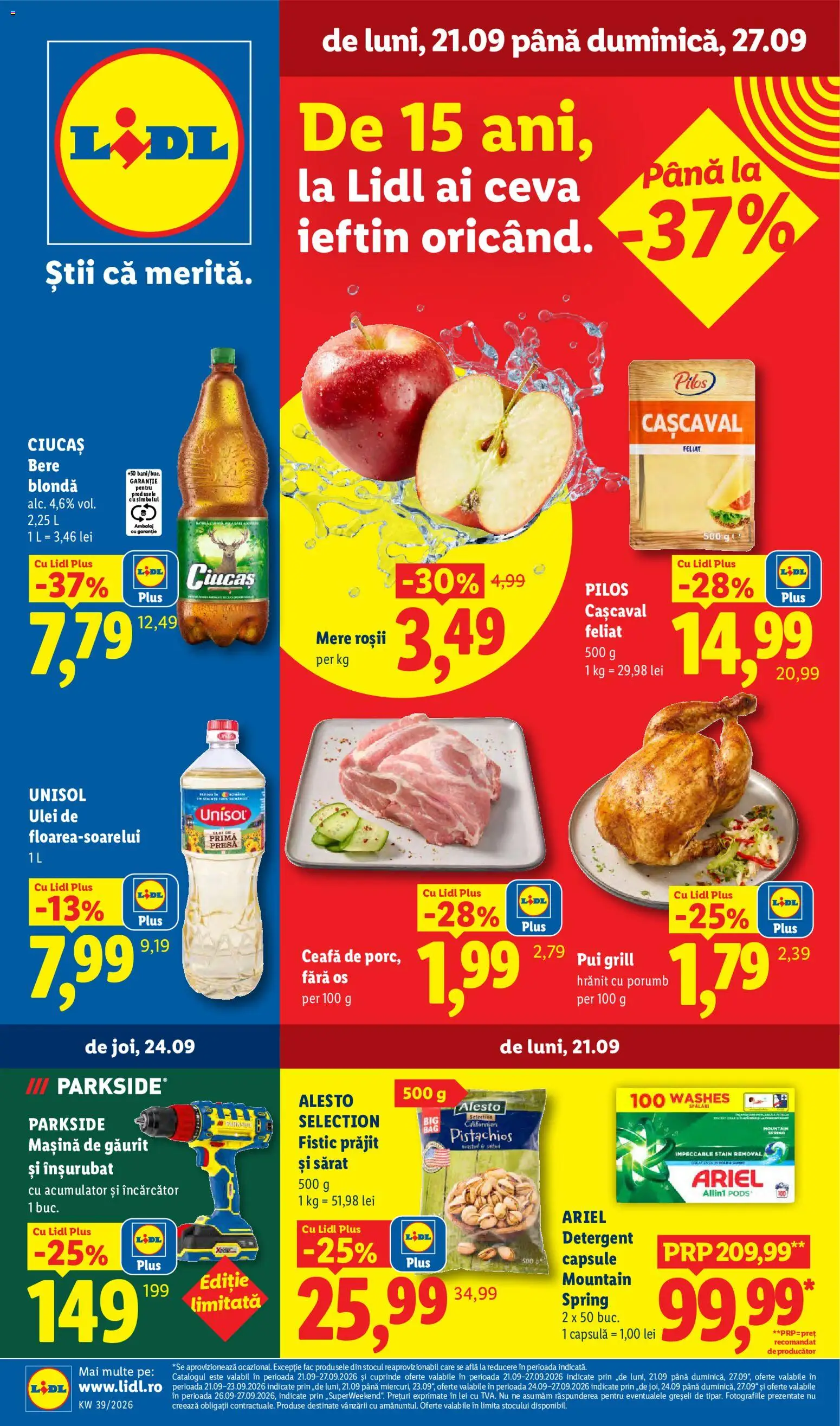 Noul catalog Lidl – valabil de la 21.09.2026 | Pagină: 1