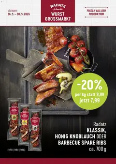 Radatz Spare Ribs ab 26.05.2026 gültig