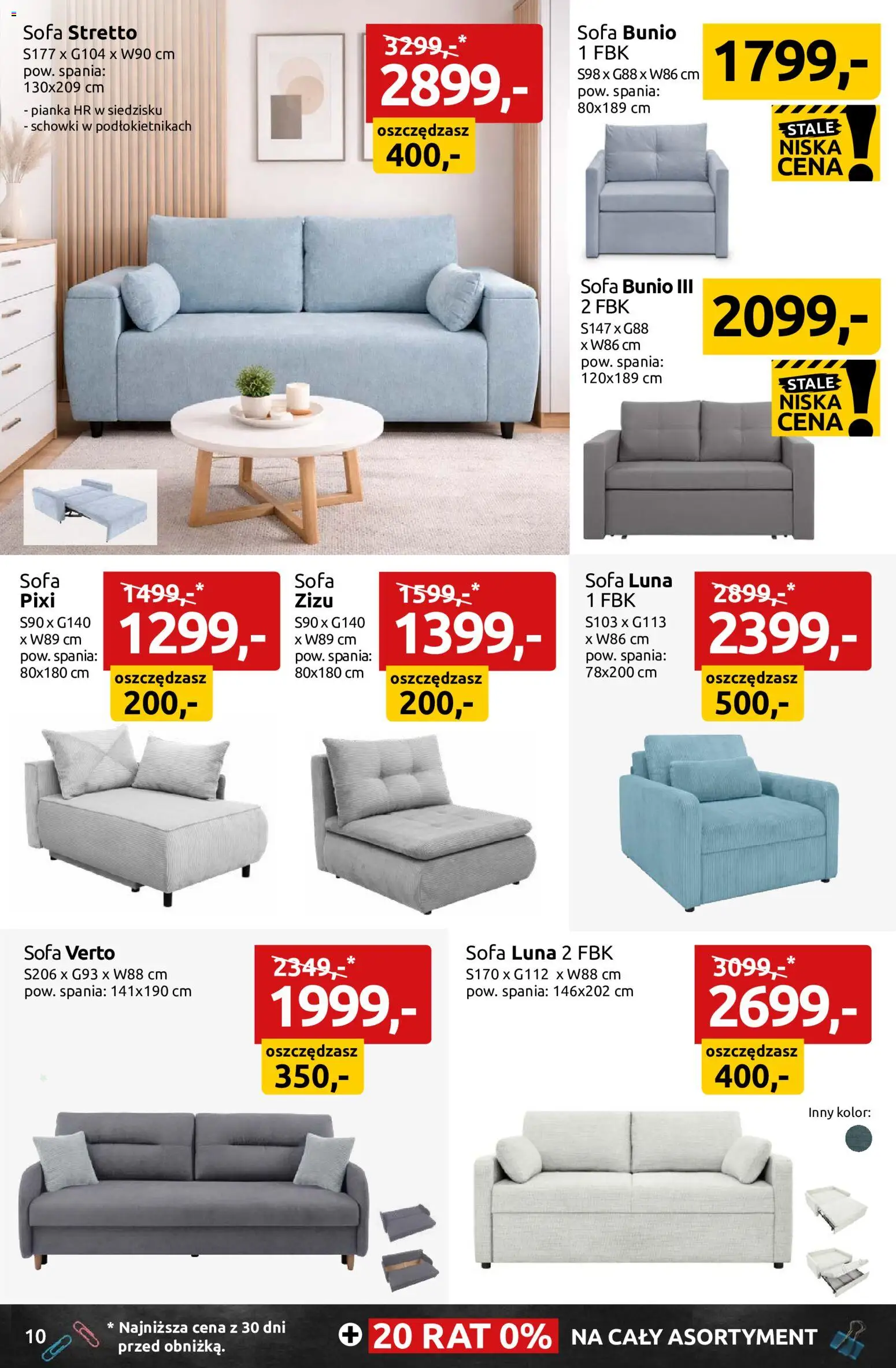 Black Red White promocje od 03.08.2026 | Strona: 10 | Produkty: Sofa