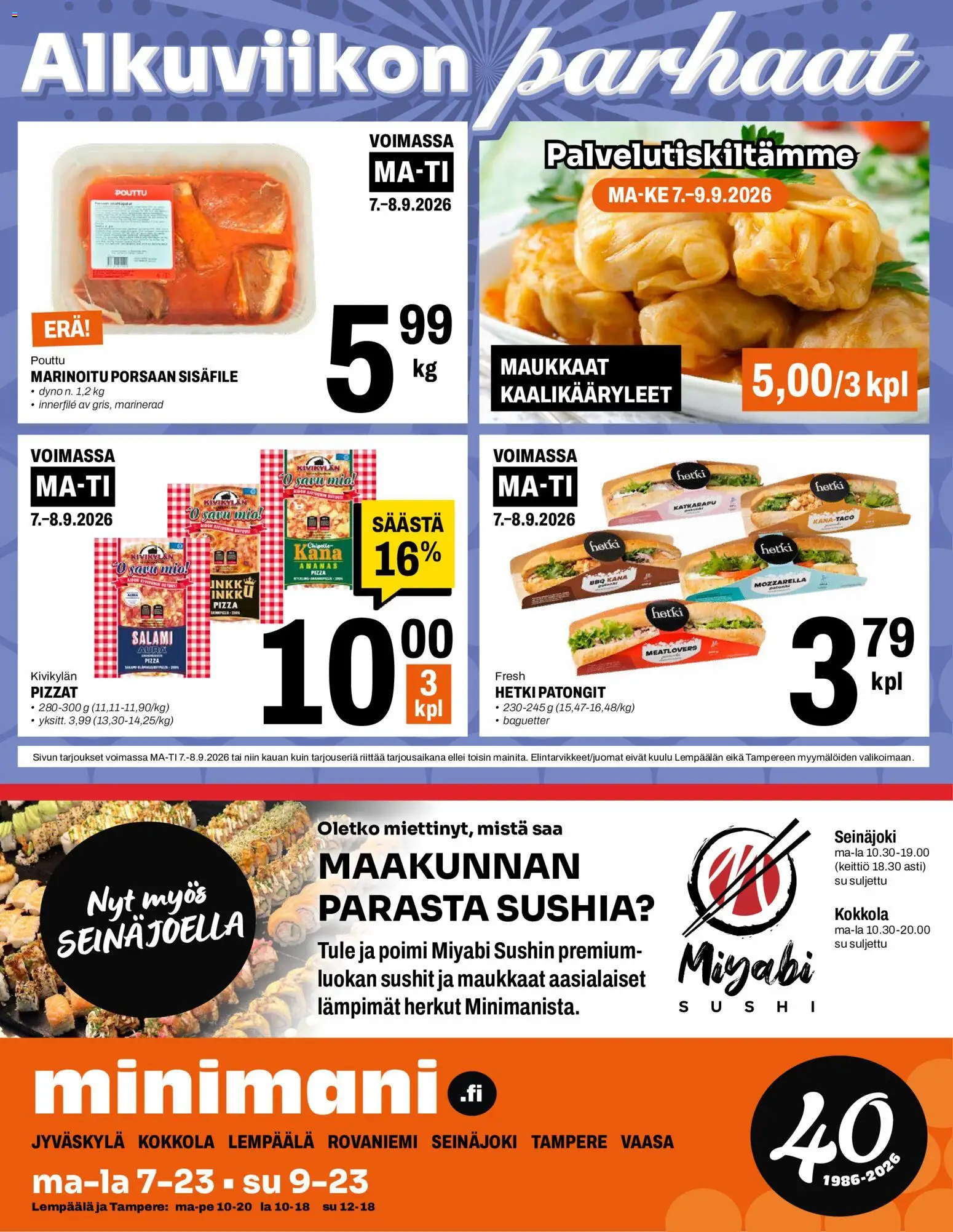Minimani tarjoukset – voimassa 02/09/2026 alkaen | Sivu: 16