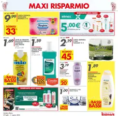 Anteprima del volantino Italmark volantino valido a partire dal 29/07/2026 | Pagina: 10 | Prodotti: Shampoo, Balsamo, Fazzoletti, Stucco