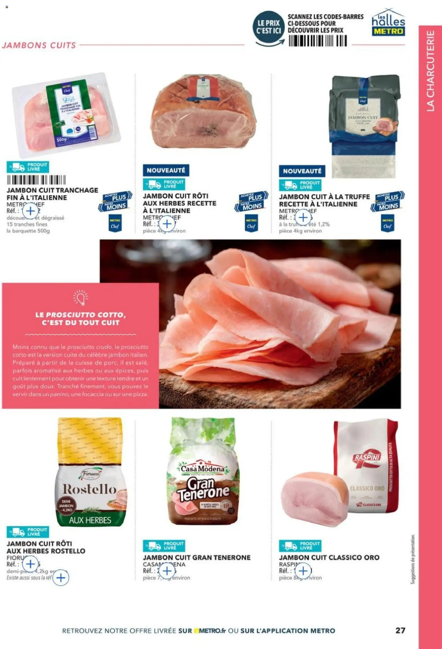 {H1} | Page: 27 | Produits: Jambon, Livre