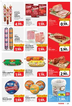 MONTORSI Mortadela ili kuhana šunka, polutrajni proizvod - Pregled kataloga iz trgovine Plodine, vrijedi od 14.10.2026 | Stranica: 27