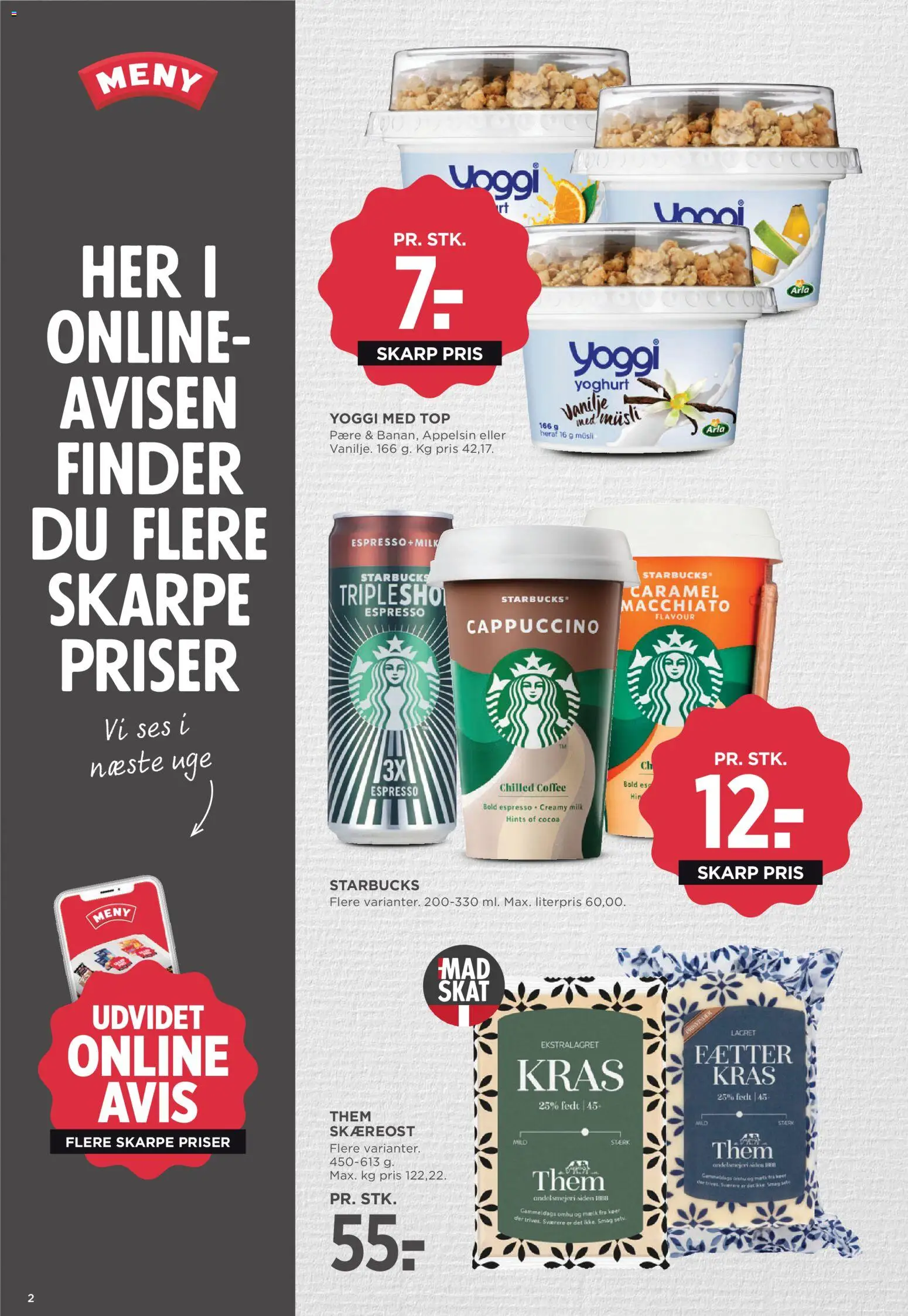Meny tilbudsavis – gyldig fra 17/07/2026 | Side: 4 | Produkter: Yoghurt, Müsli, Vanilje