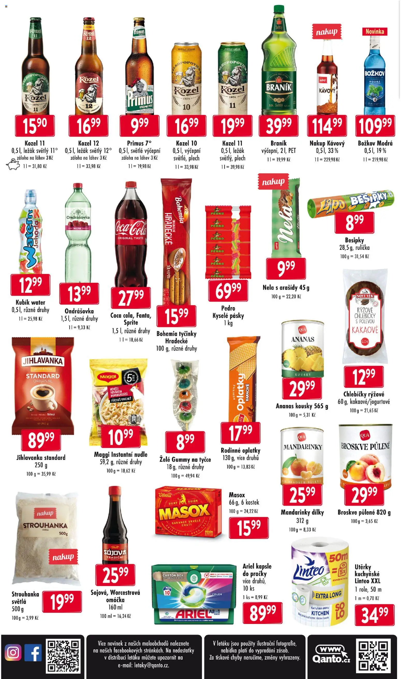 Astur & Qanto leták od 21.05.2026 | Strana: 4 | Produkty: Maggi, Kapsle, Bujón, Ariel kapsle