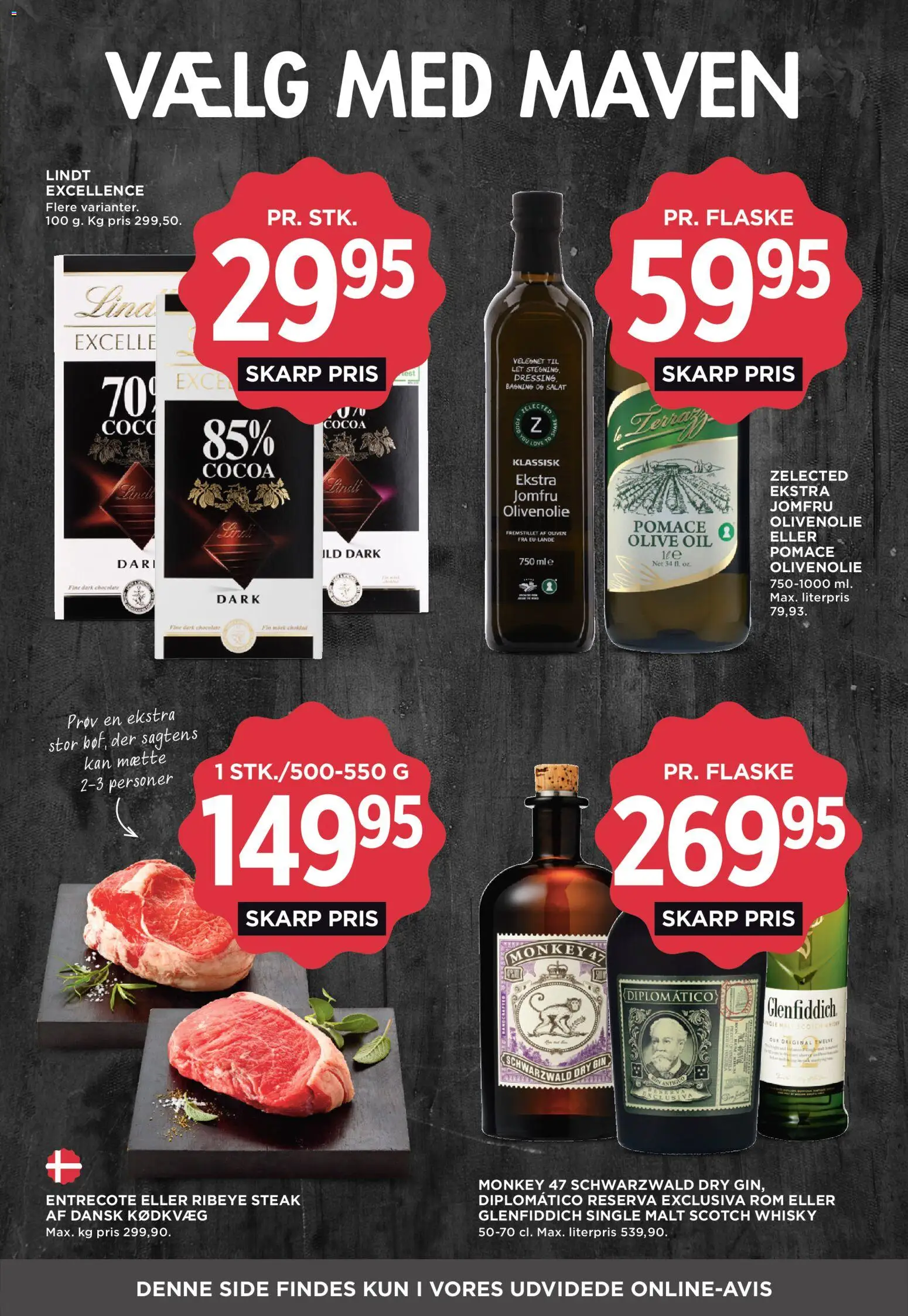 Meny tilbudsavis – gyldig fra 07/08/2026 | Side: 25 | Produkter: Salat, Dressing, Entrecote, Olivenolie