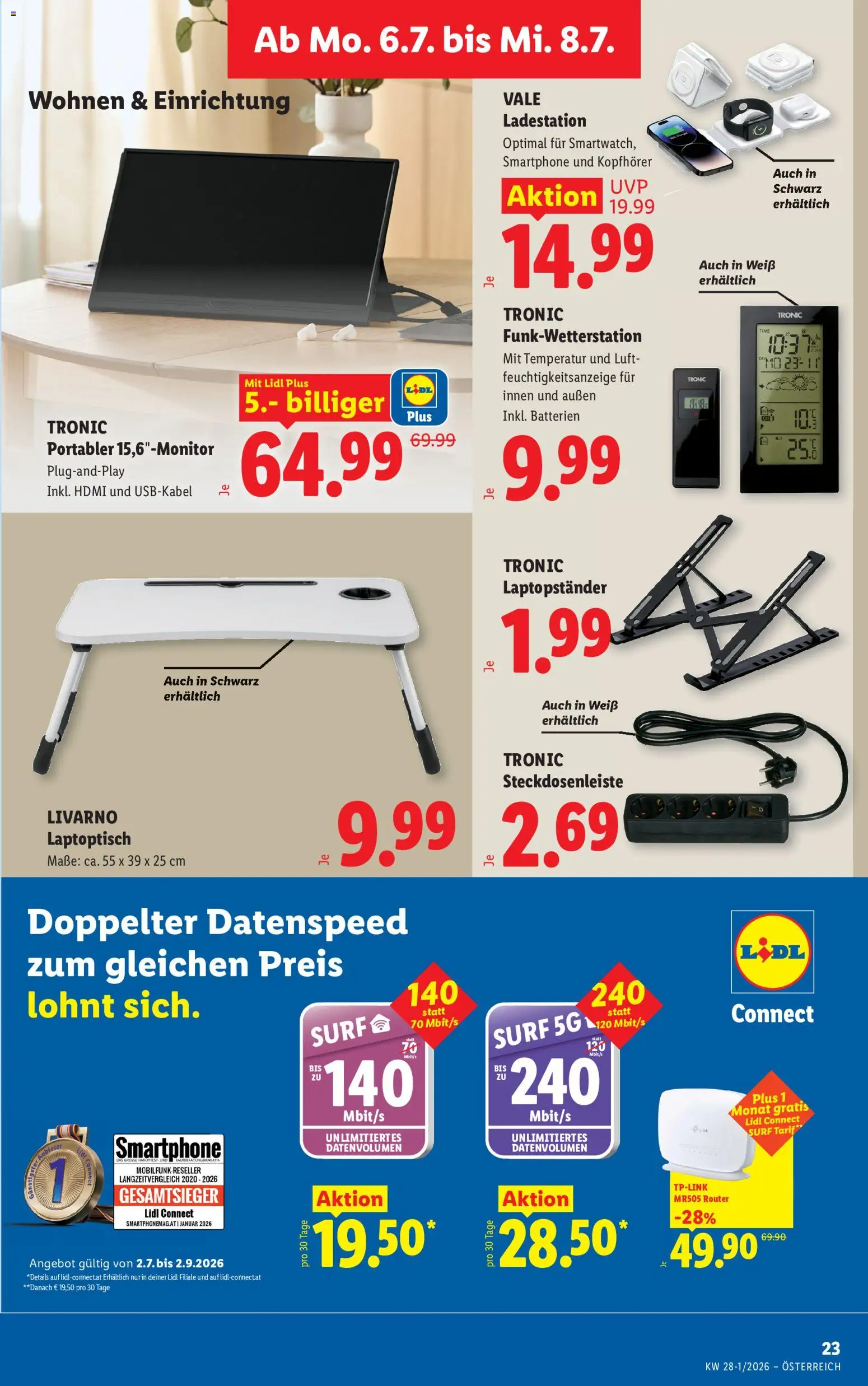 Lidl - Flugblatt gültig ab 02.07.2026 | Seite: 30 | Produkte: Smartphone, Kopfhörer