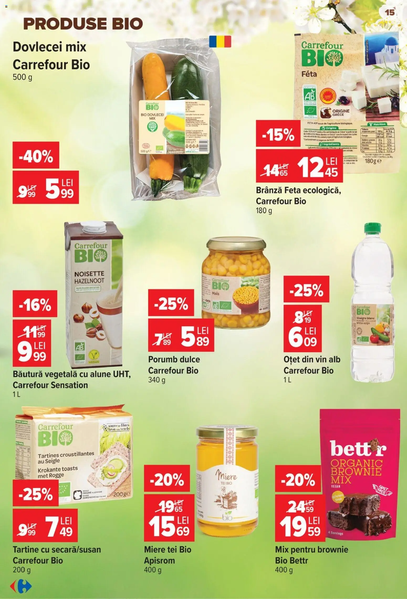 Noul catalog Carrefour – valabil de la 17.06.2026 | Pagină: 14 | Produse: Şerit ödül, Alune, Brânză, Vin