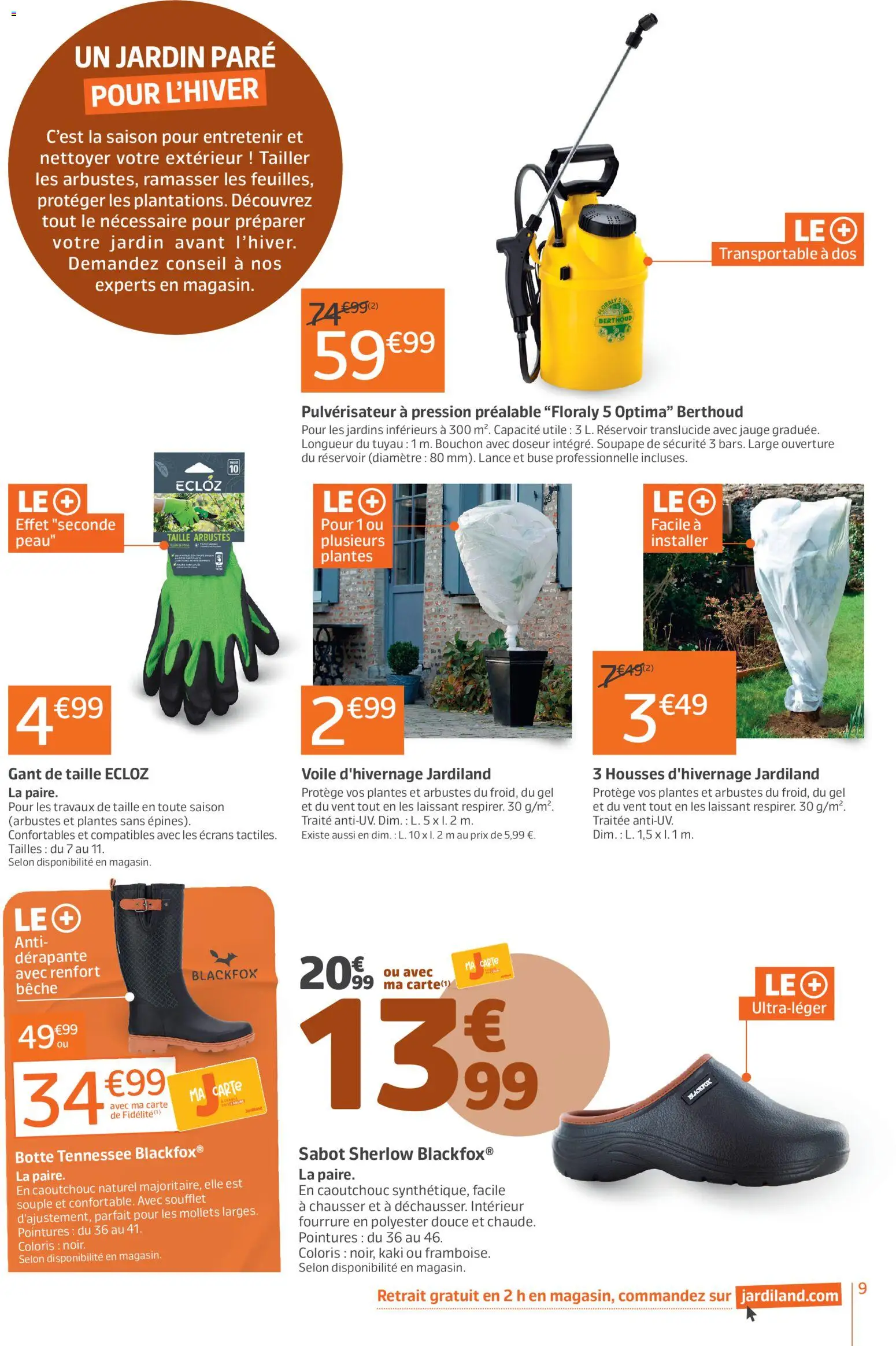 {H1} | Page: 9 | Produits: Pulvérisateur, Plantes, Voile d'hivernage, Pulvérisateur a pression