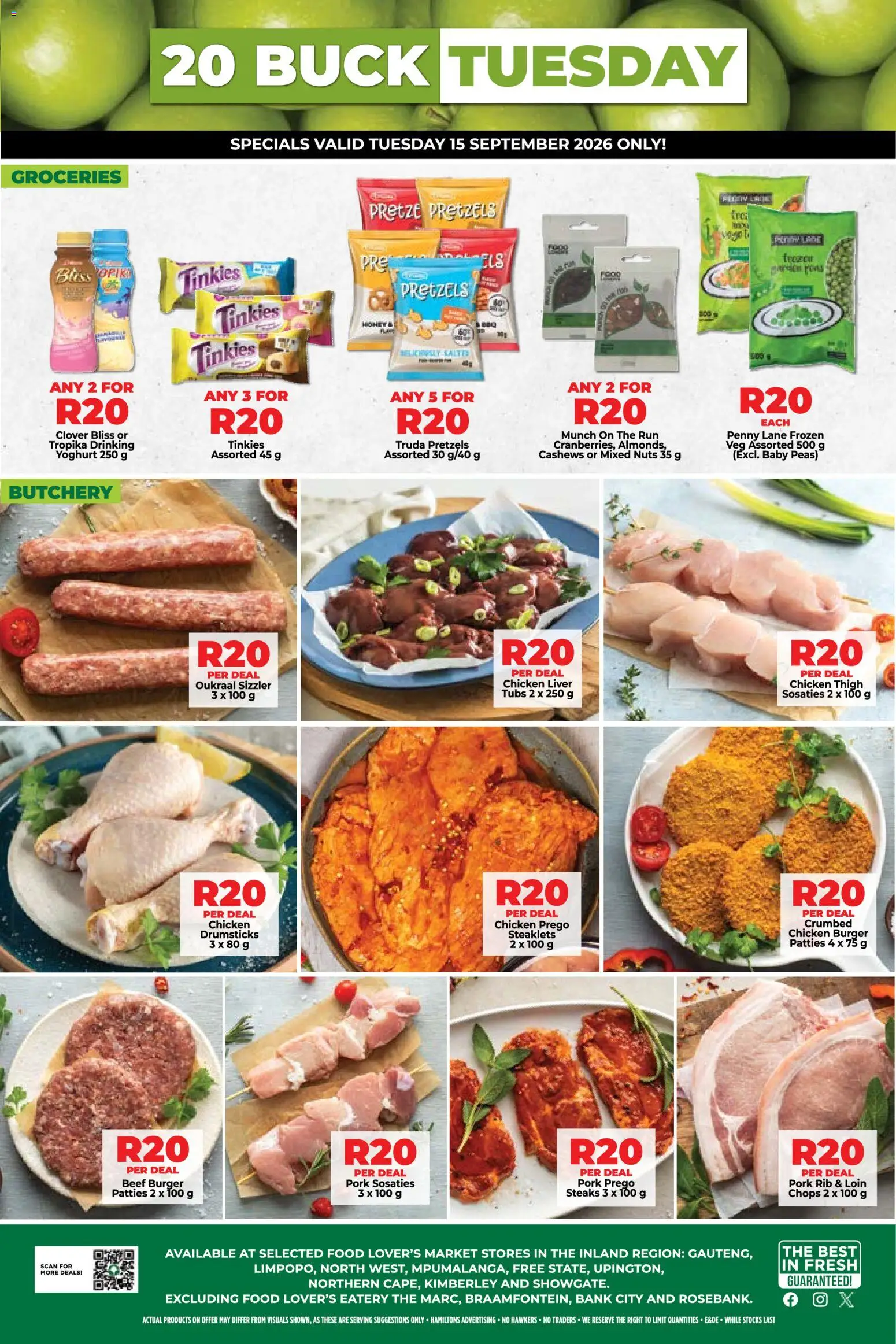 New Food Lover's Market catalogue – valid from 15/09/2026 | Page: 2 | Products: Yoghurt, Chicken, Pork, Cashews