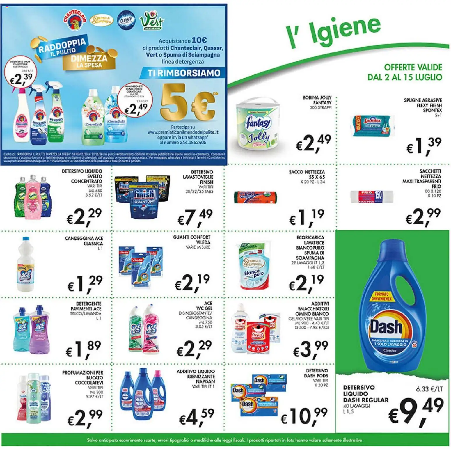 Volantino Coal del 02/07/2026 | Pagina: 23 | Prodotti: Guanti, Lavatrice, Lavastoviglie, WC