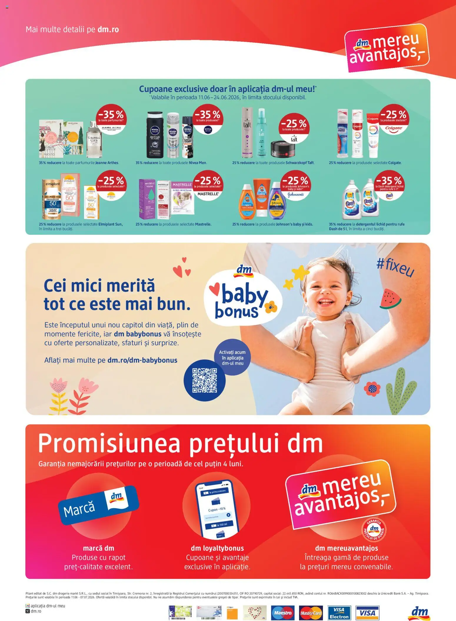 Noul catalog DM drogeriemarkt – valabil de la 11.06.2026 | Pagină: 4 | Produse: Pomelo, Mici, Deodorant, Detergent