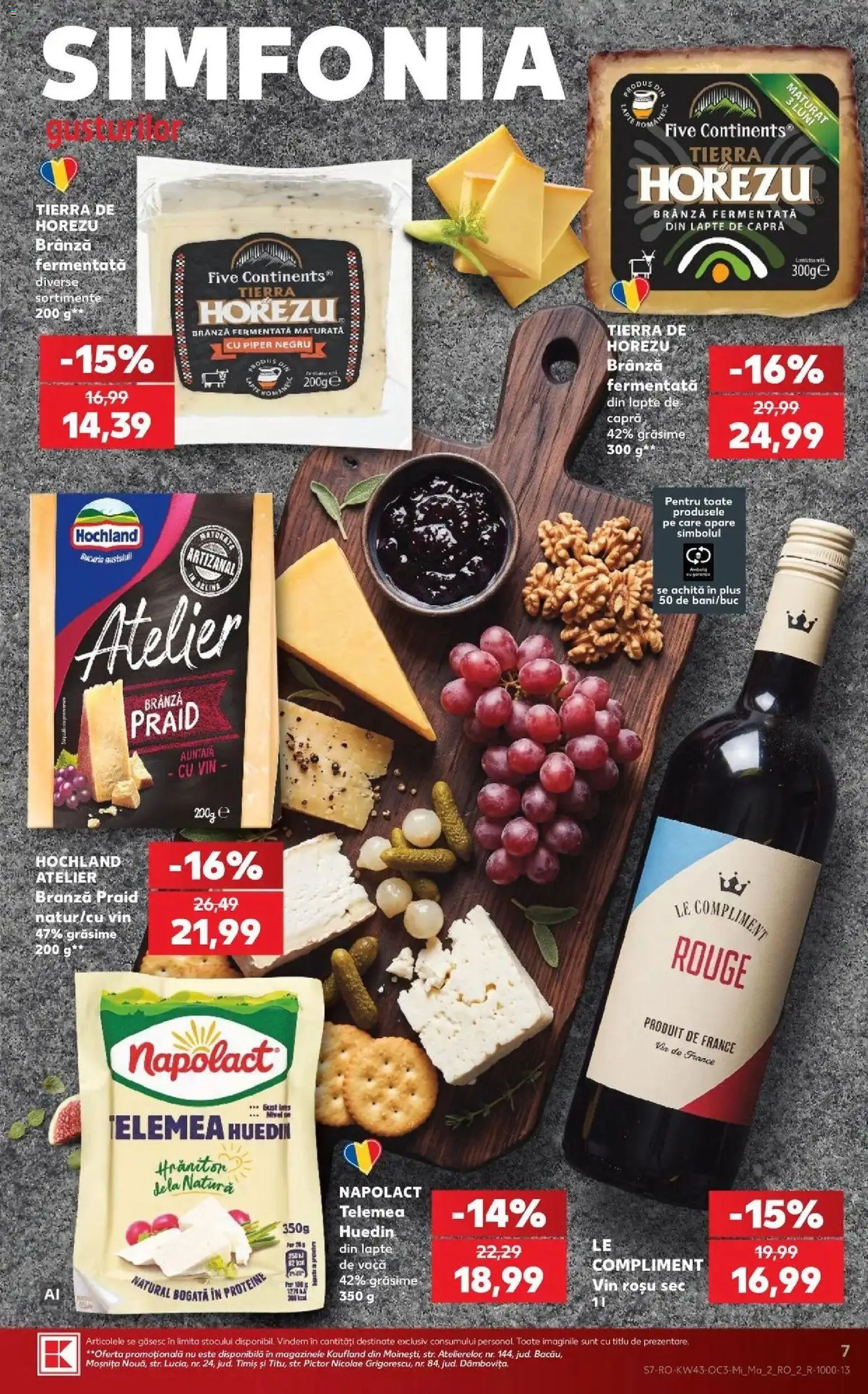 Kaufland Craiova 21.10.2026 - Revista si Oferta | Pagină: 7 | Produse: Vin rosu, Proteine, Duș, Vin