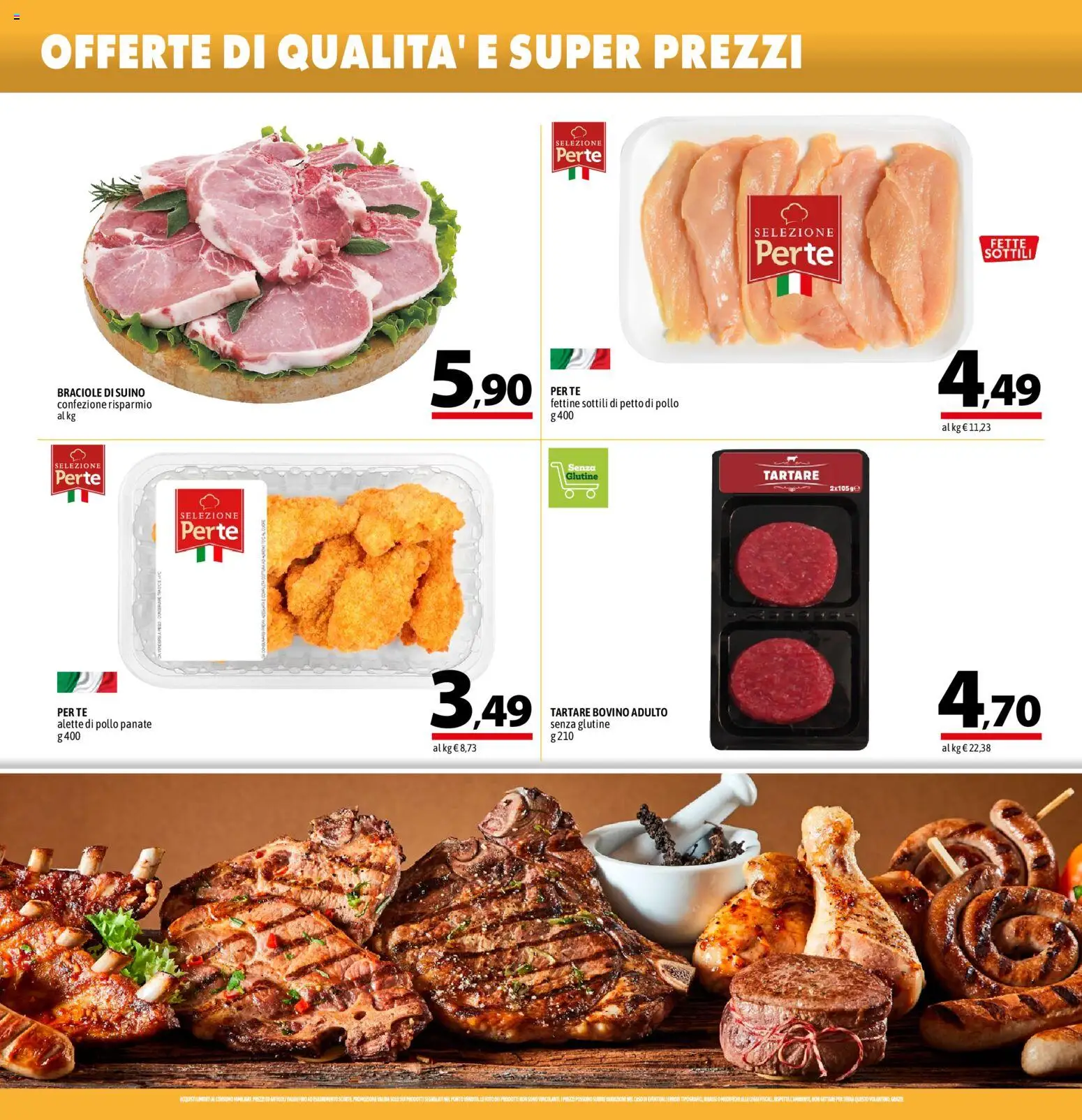 Volantino A&O del 09/07/2026 | Pagina: 2 | Prodotti: Bovino, Petto di Pollo, Pollo, Suino