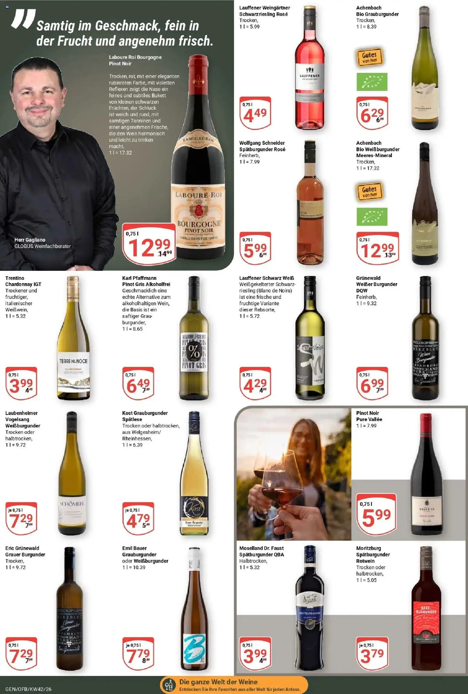 Globus Prospekt Gensingen (ab 12.10.2026) » Angebote online | Seite: 21 | Produkte: Rotwein, Wein