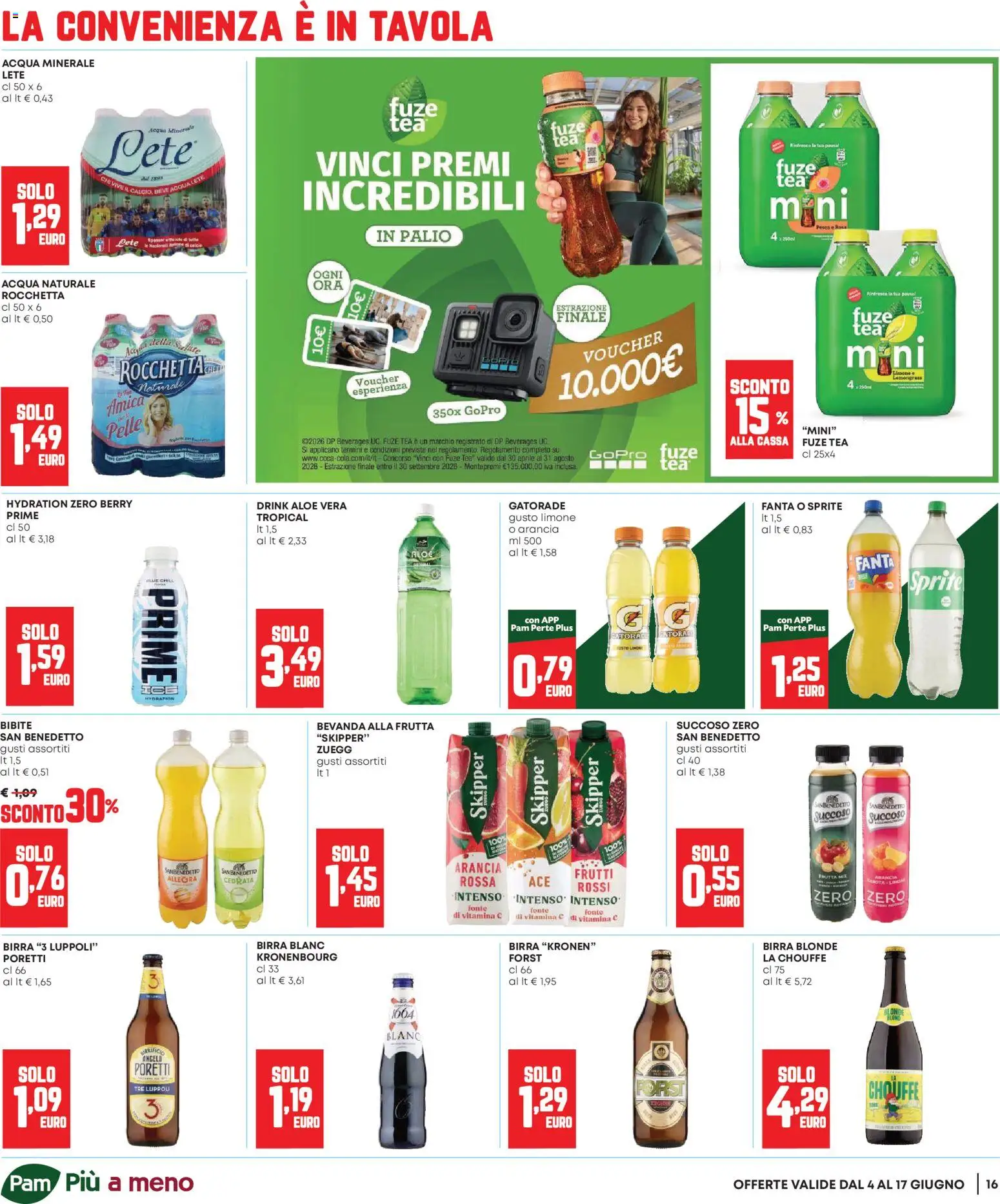 Volantino Panorama del 04.06.2026 | Pagina: 16 | Prodotti: Birra, Limone, Arancia, Cedrata