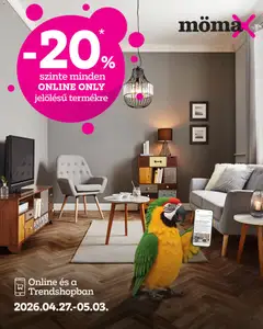 Mömax akciós újság - amely érvényes a következő dátumtól: 27.04.2026