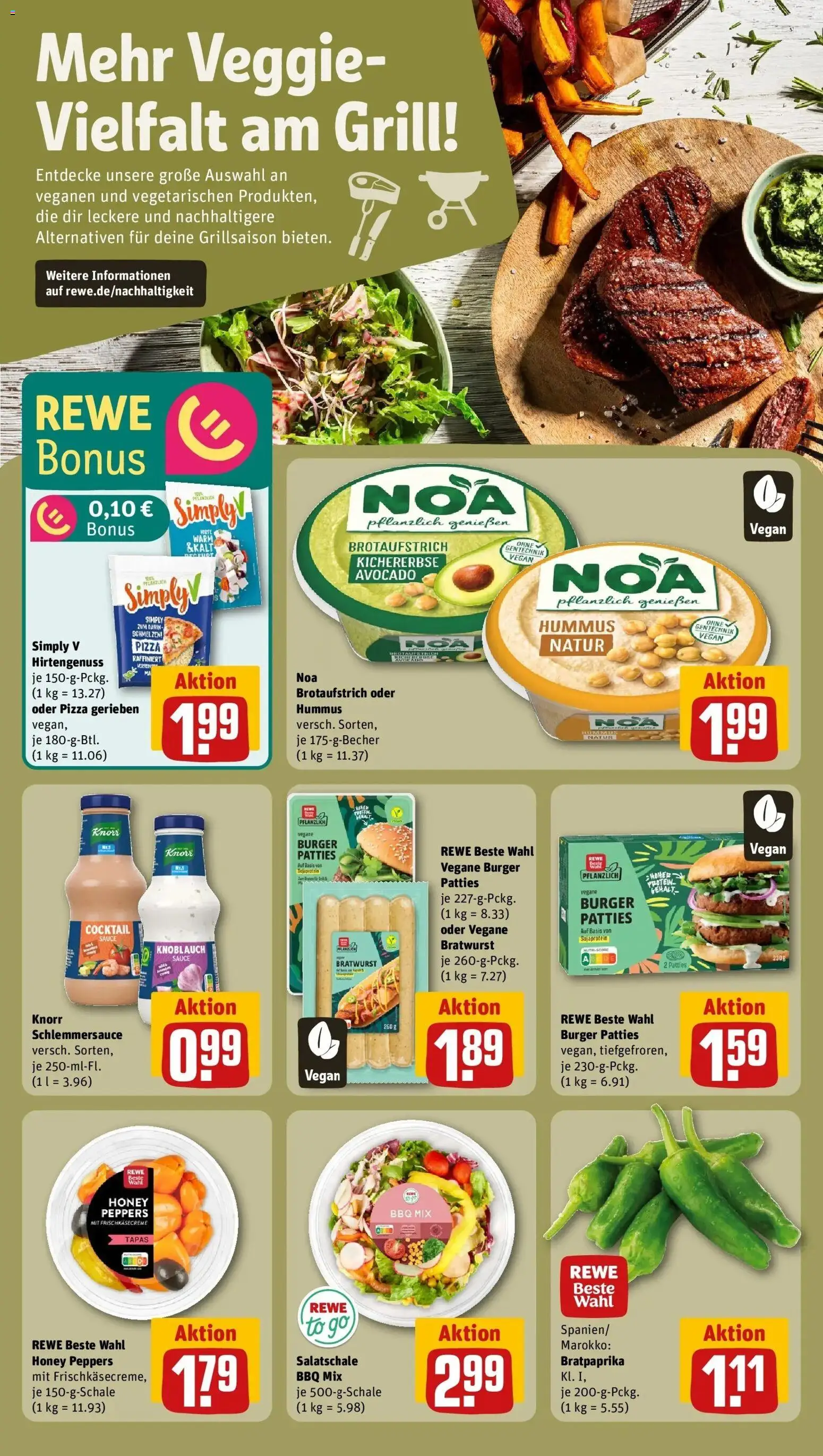 Rewe Prospekt Hamburg	 – gültig ab 10.05.2026 | Seite: 13 | Produkte: Grill, Burger, Avocado, Pizza