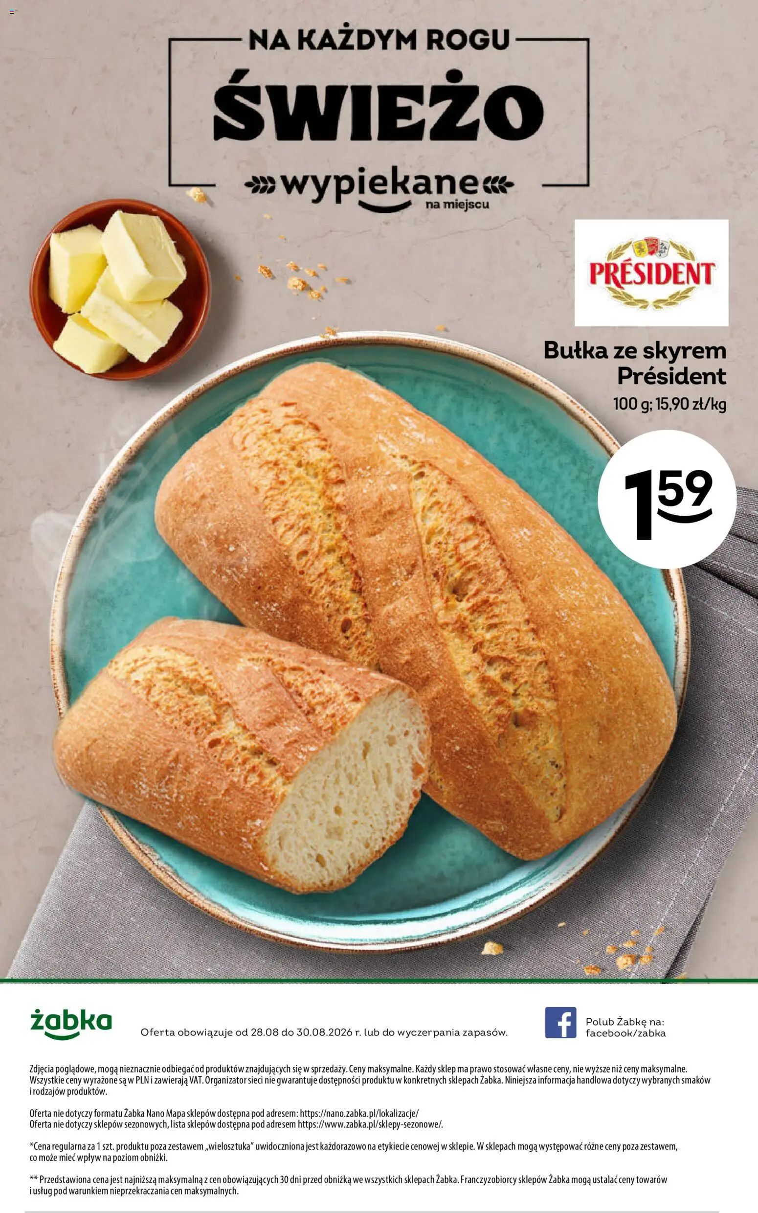 Żabka gazetka - Weekendowe promocje od 28.08.2026 | Strona: 10 | Produkty: Bułka
