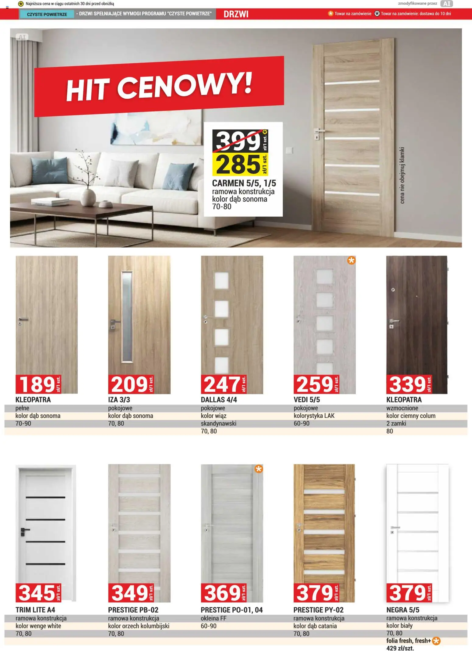 Merkury Market gazetka od 01.10.2026 | Strona: 10 | Produkty: Folia, Drzwi