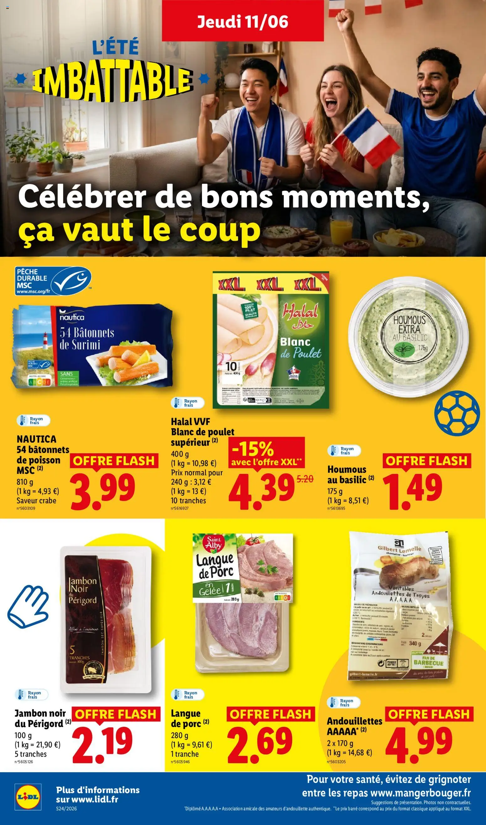 {H1} | Page: 18 | Produits: Pêche, Barbecue, Porc, Crabe