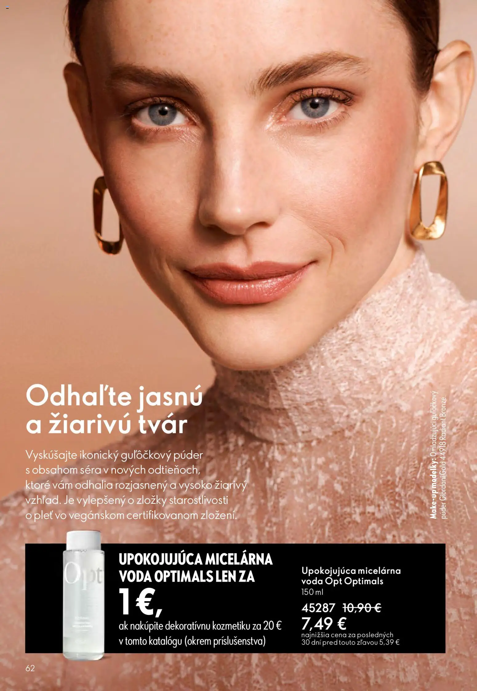Nové Oriflame akcie – leták je platný od 27.05.2026 | Strana: 62 | Produkty: Púder, Voda