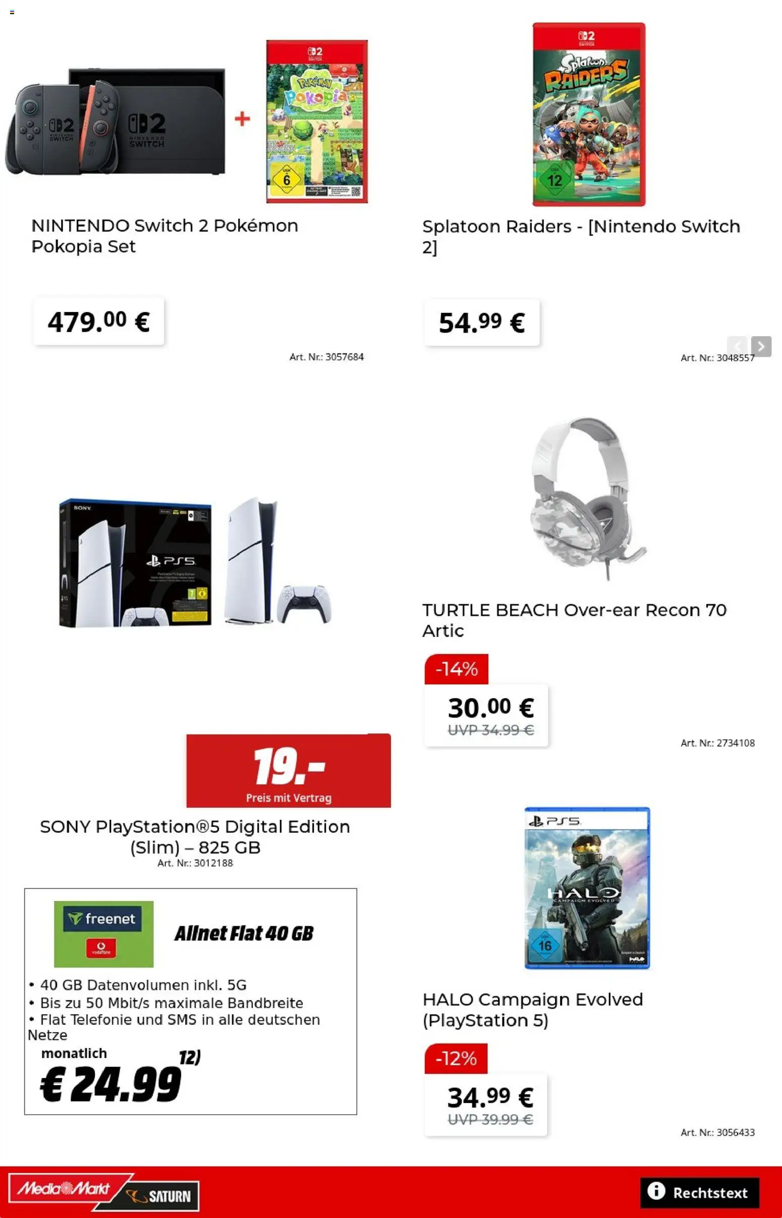 Media Markt Prospekt – gültig ab 20.07.2026 | Seite: 7 | Produkte: Playstation, Sony