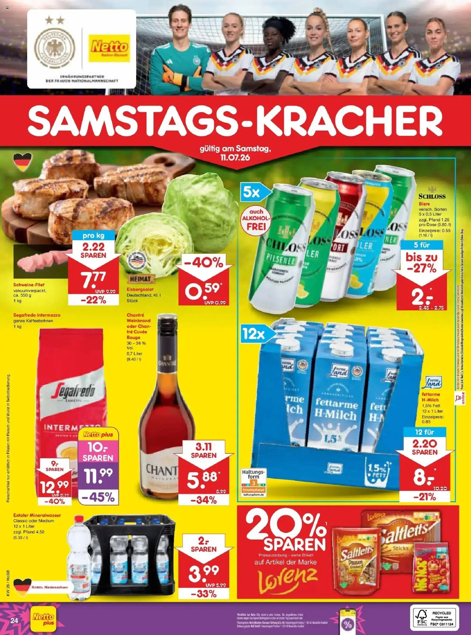 Netto Marken-Discount - Netto: Wochenangebote – gültig ab 05.07.2026 | Seite: 40 | Produkte: Presse, Rouge, Eisbergsalat, Chantré