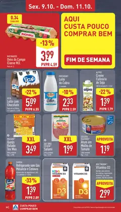 Pré-visualização MILSANI®, Queijo, Ralado, Tex Mex, 500 g unidade, (kg = 6.98) válido de 05/10/2026 | Página: 30 | Produtos: Soja, Queijo ralado, Leite, Tomate