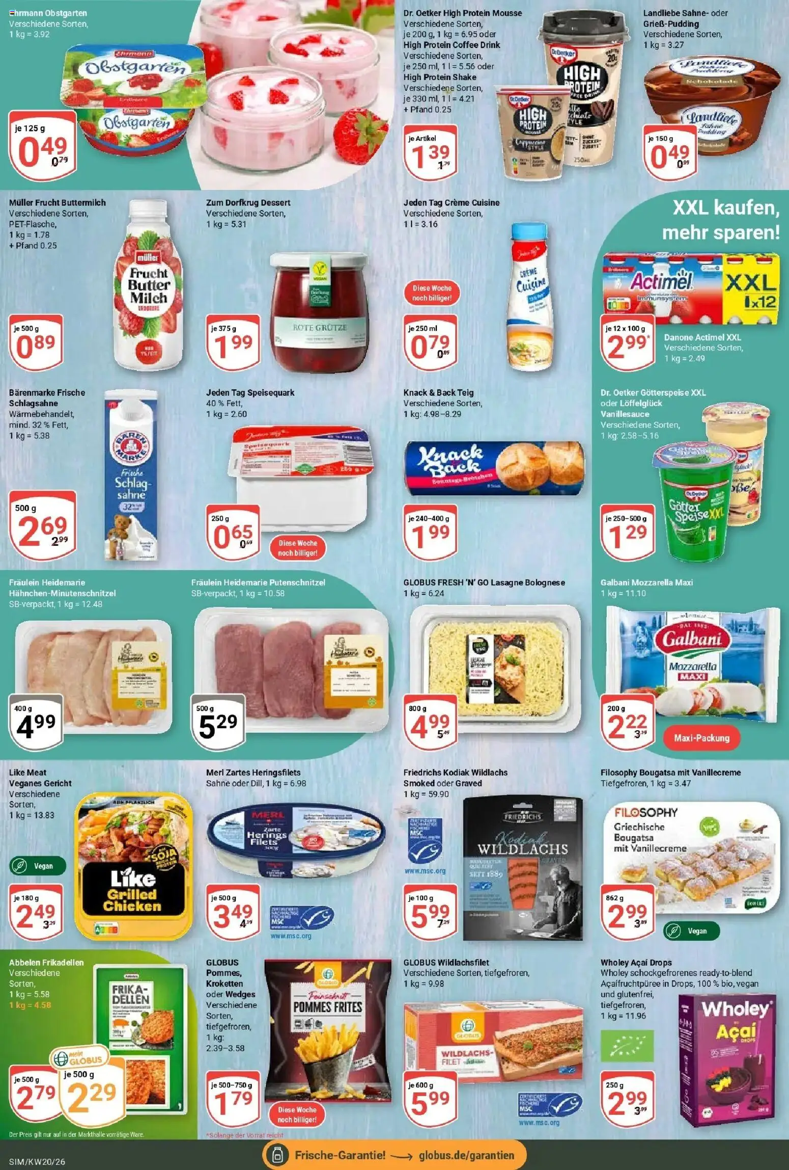 Globus Prospekt Simmern	 – gültig ab 10.05.2026 | Seite: 10 | Produkte: Milch, Butter, Pommes, Putenschnitzel