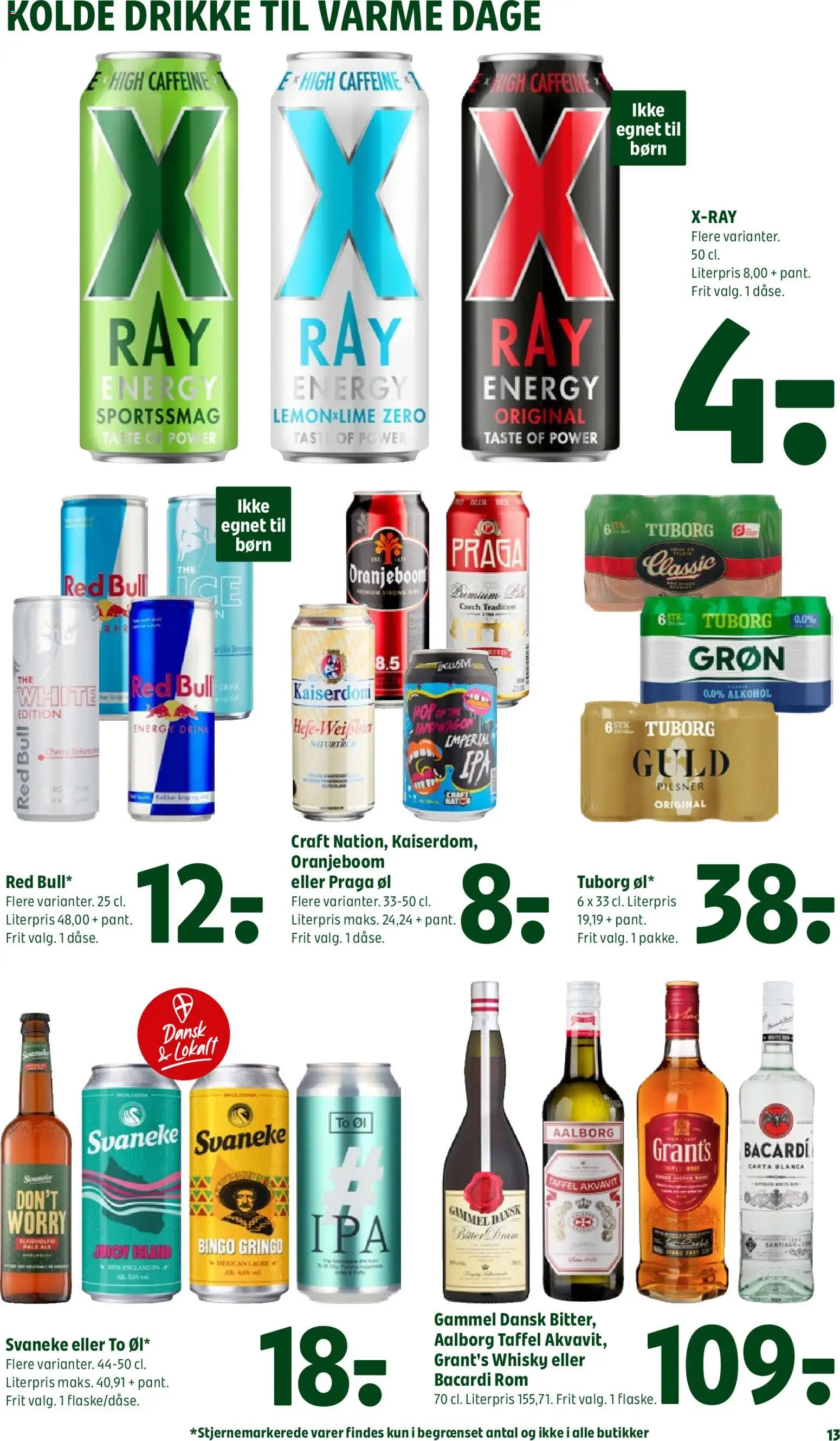 Coop 365 tilbudsavis – gyldig fra 23/07/2026 | Side: 17 | Produkter: Øl, Whisky, Lime, Rom