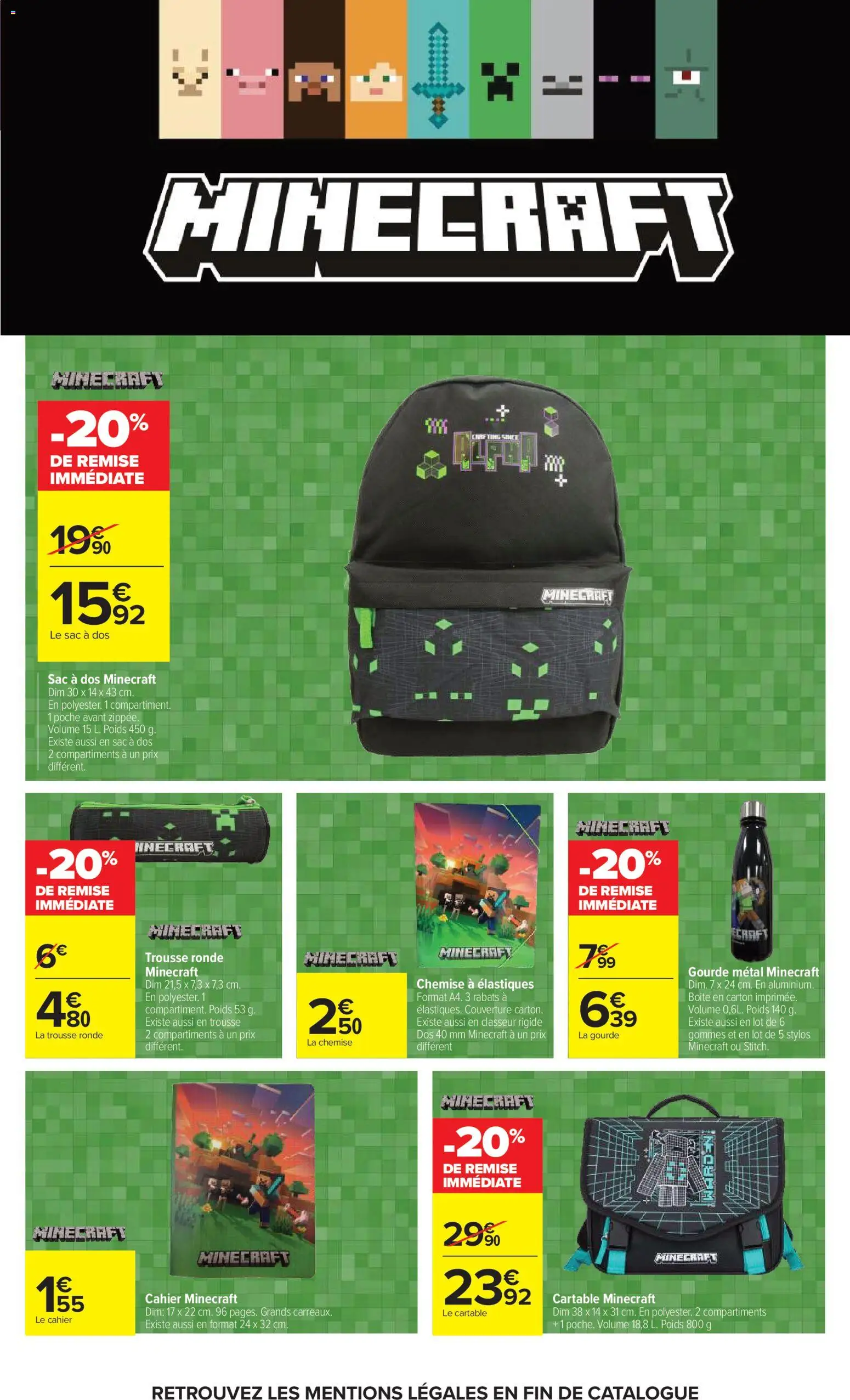 {H1} | Page: 79 | Produits: Poids, Cartable, Couverture, Élastiques