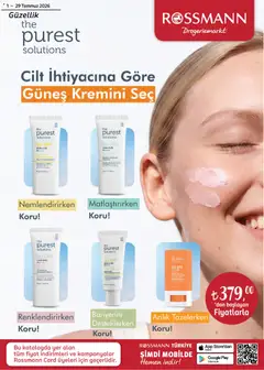 01 Temmuz 2026 tarihinden itibaren geçerli olan Rossmann kataloğu önizlemesi