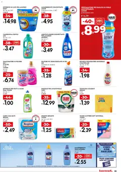 Anteprima del volantino bennet volantino valido a partire dal 30/07/2026 | Pagina: 25 | Prodotti: Ammorbidente, Pastiglie per lavastoviglie, Sgrassatore, Limone