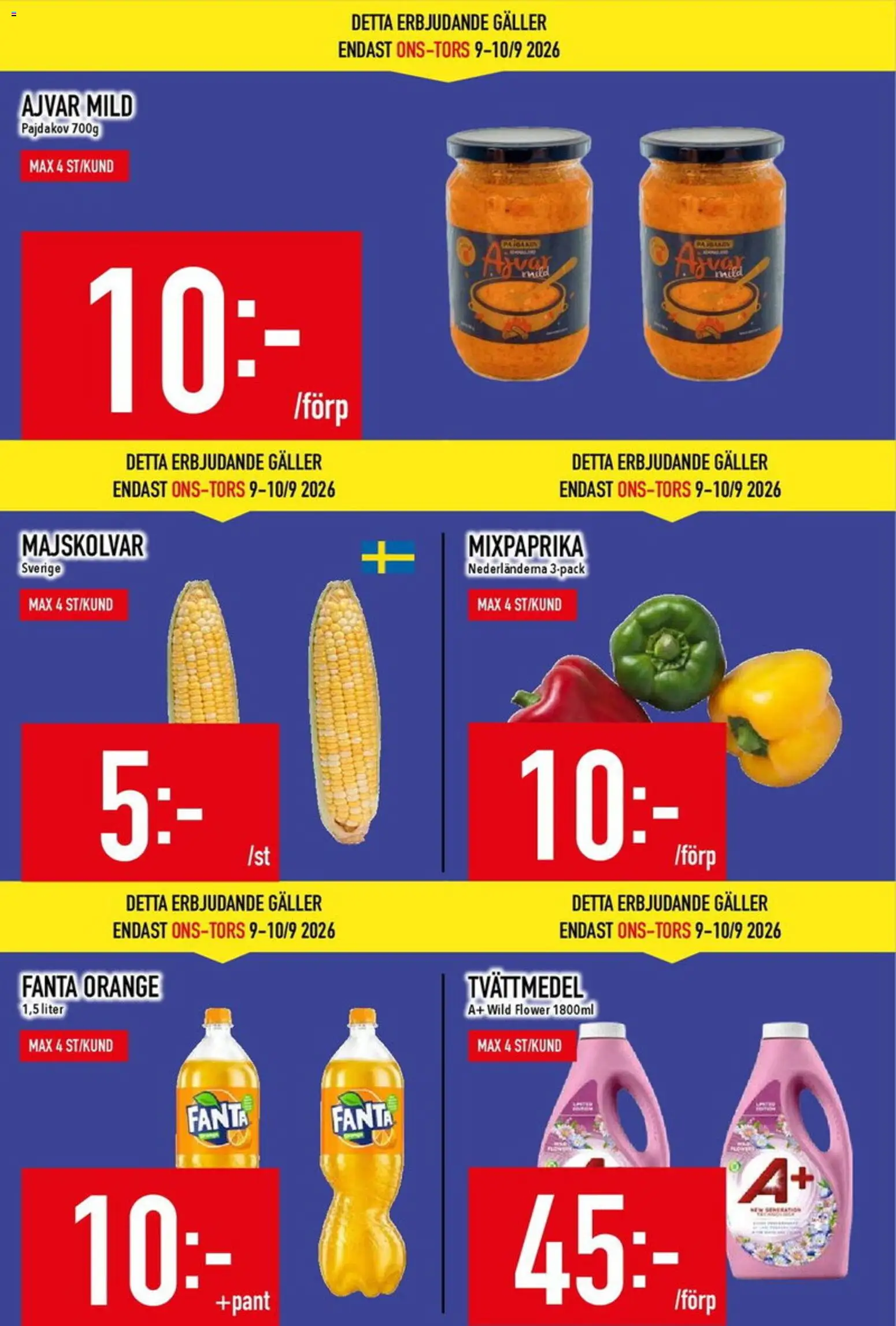 Matdax reklamblad aktuell från 14/09/2026 | Sida: 3