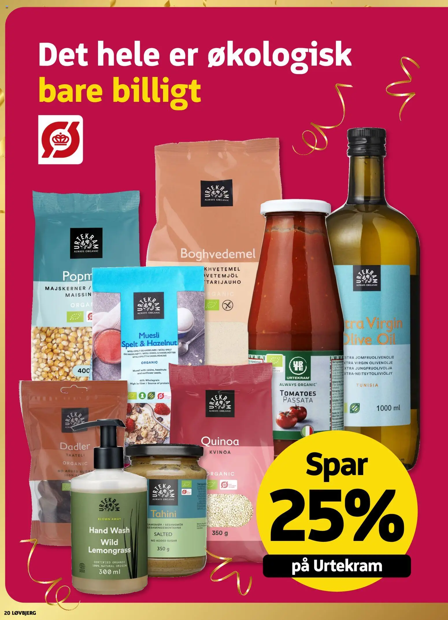 Løvbjerg tilbudsavis – gyldig fra 06.06.2026 | Side: 20 | Produkter: Müsli, Dadler, Søm