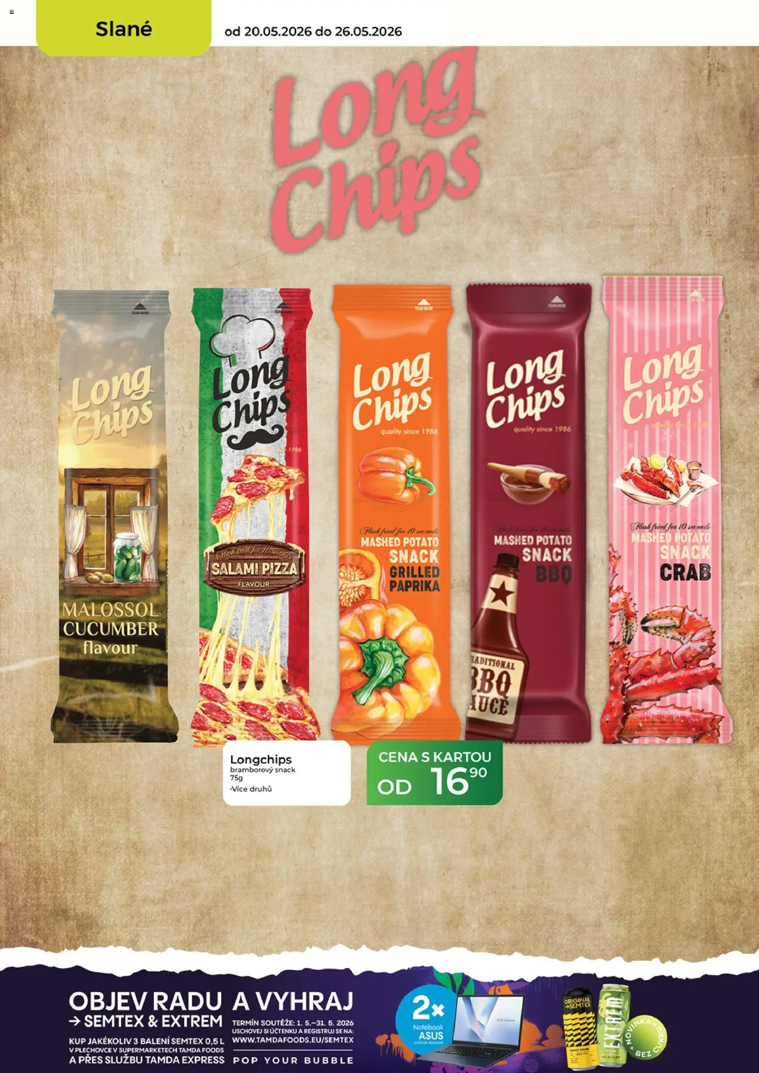 Tamda Foods leták od 20.05.2026 | Strana: 36 | Produkty: Long chips, Notebook, Paprika, Semtex