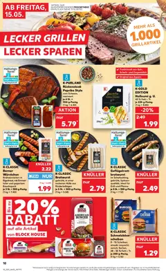 Náhled letáku Kaufland Německo leták od 15.05.2026 | Strana: 10 | Produkty: Burger, Paprika, Halloumi, Cheddar