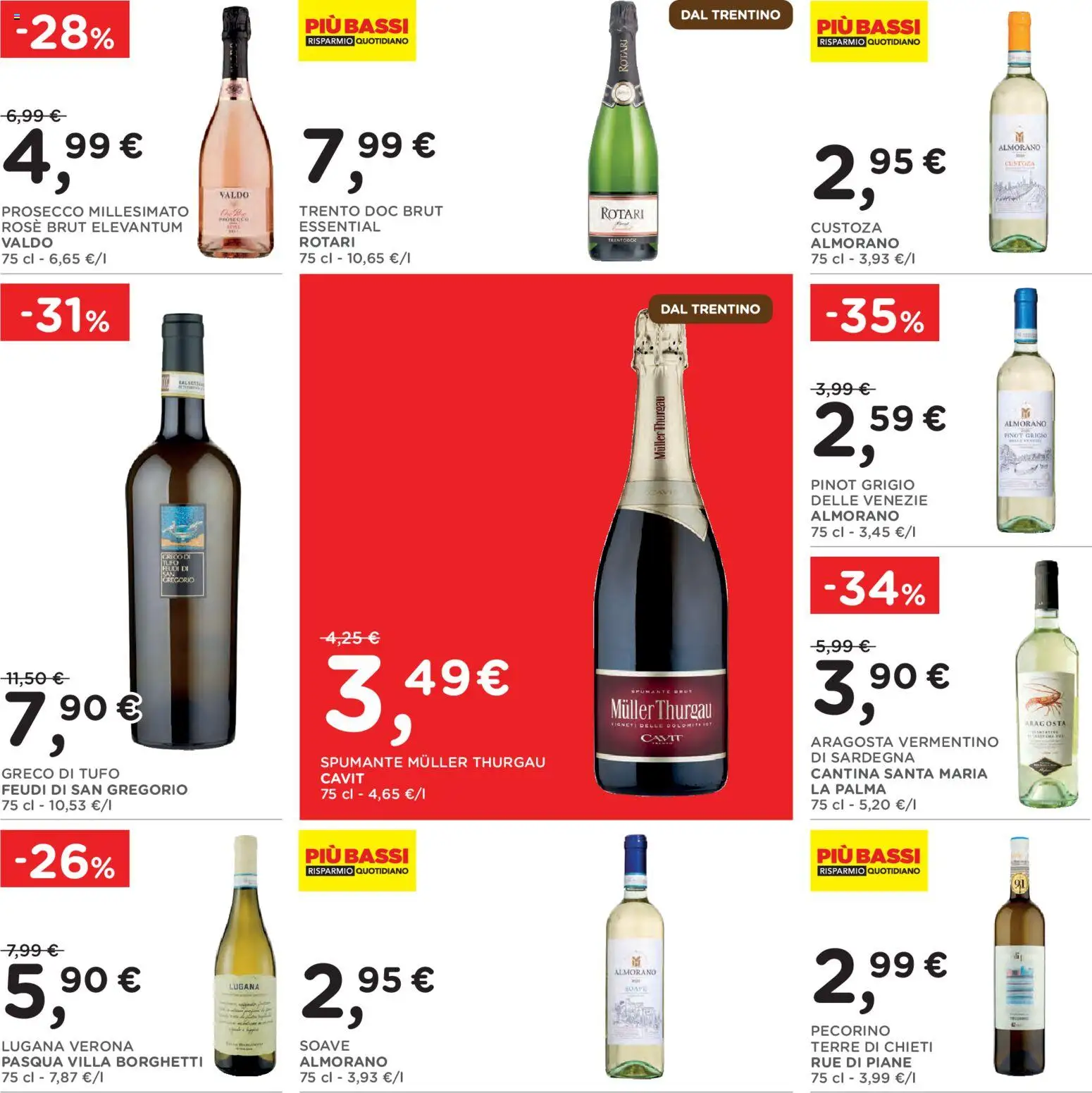 Volantino Poli del 29/07/2026 | Pagina: 26 | Prodotti: Prosecco, Spumante, Pecorino